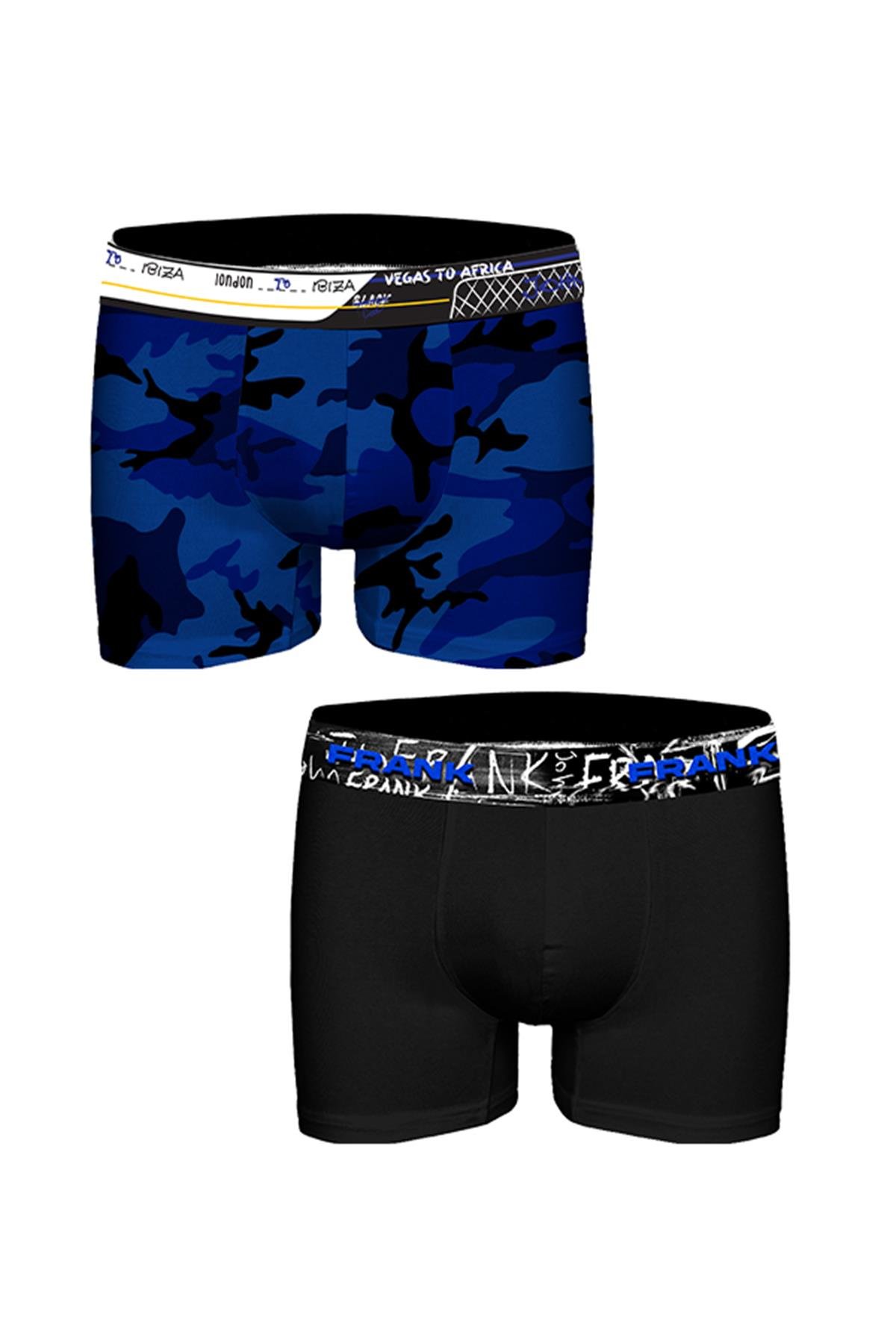 JOHN FRANK İKİLİ BLACK ID BOXER