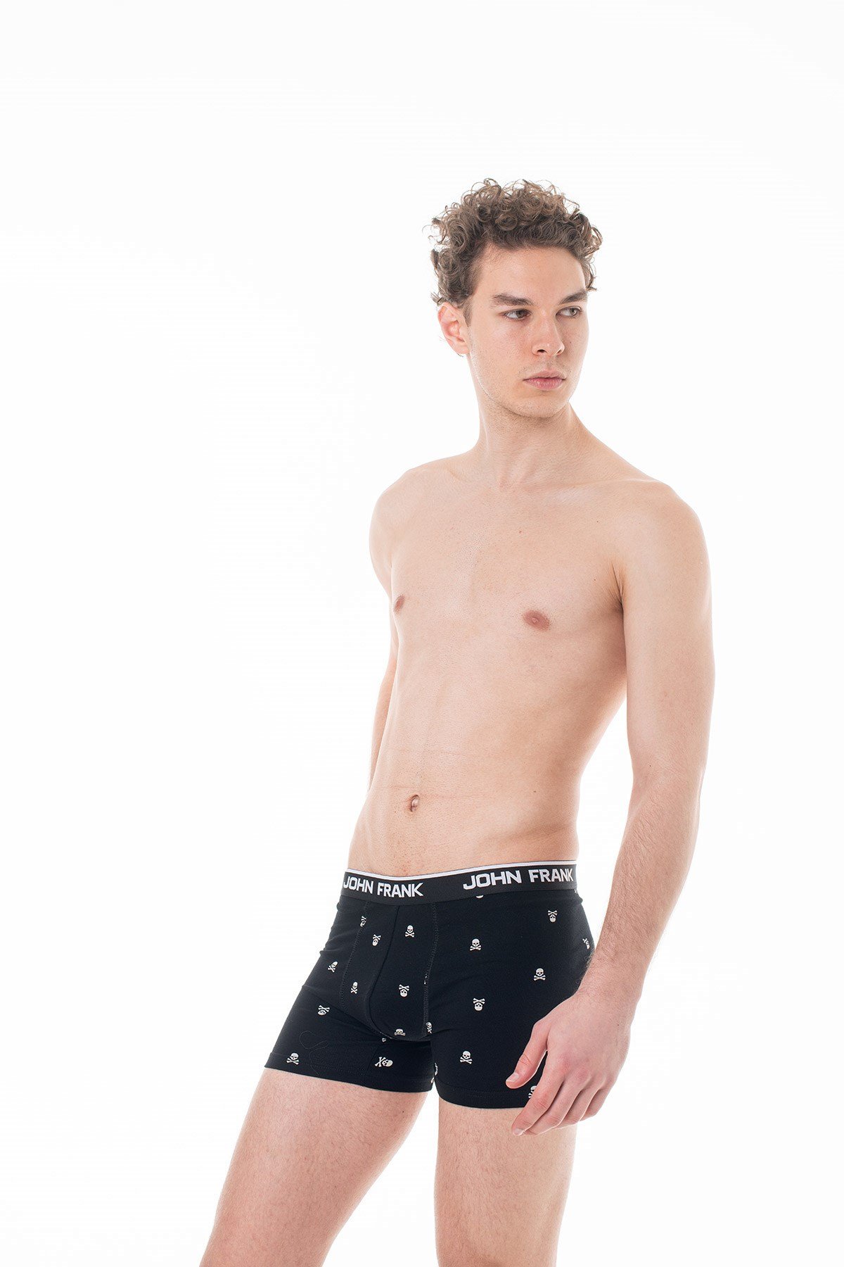 JOHN FRANK İKİLİ MONOCHROME BOXER