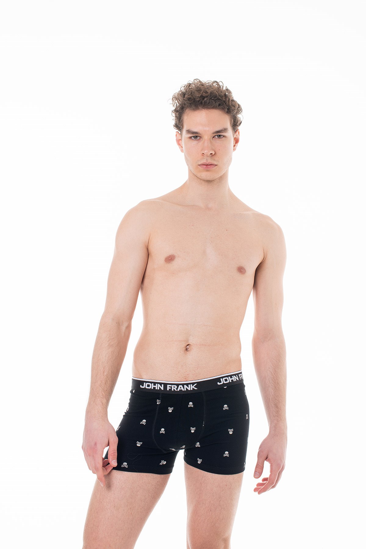 JOHN FRANK İKİLİ MONOCHROME BOXER