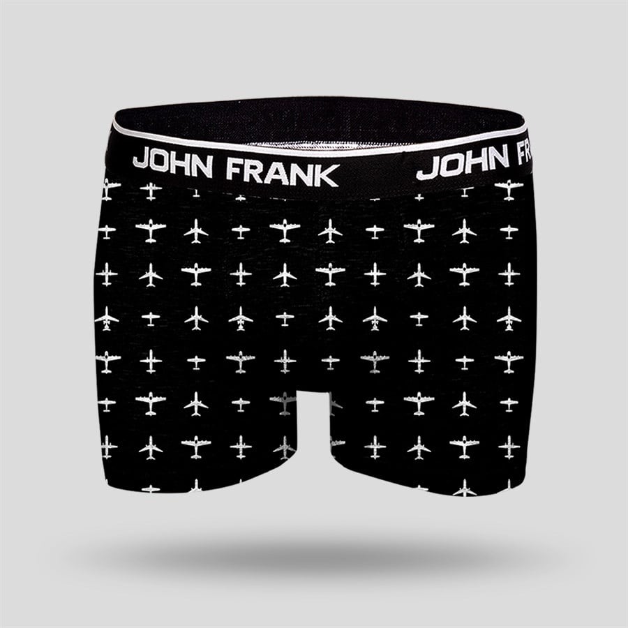 JOHN FRANK İKİLİ MONOCHROME BOXER