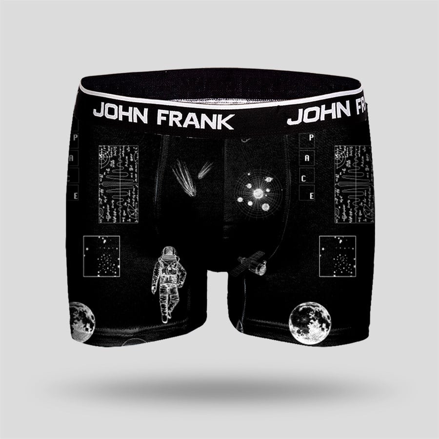 JOHN FRANK İKİLİ MONOCHROME BOXER