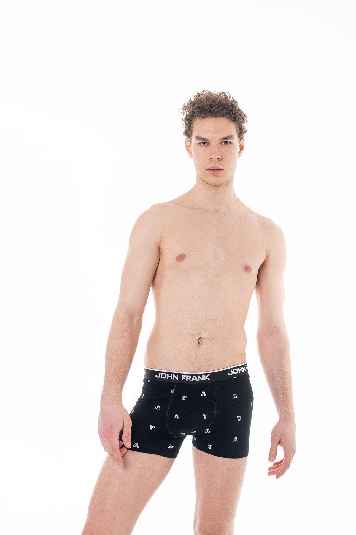 JOHN FRANK İKİLİ MONOCHROME BOXER