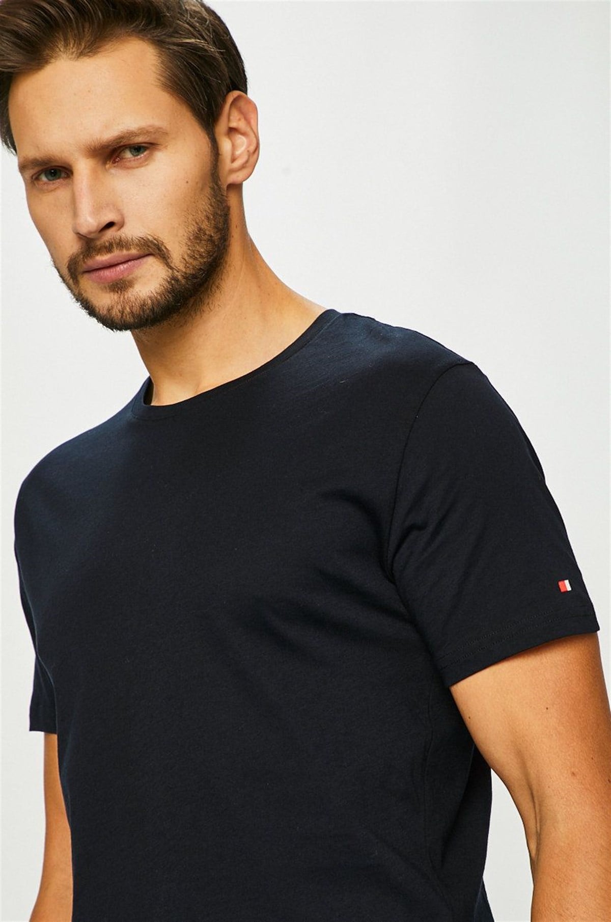 JOHN FRANK BASIC T-SHIRT LACİVERT