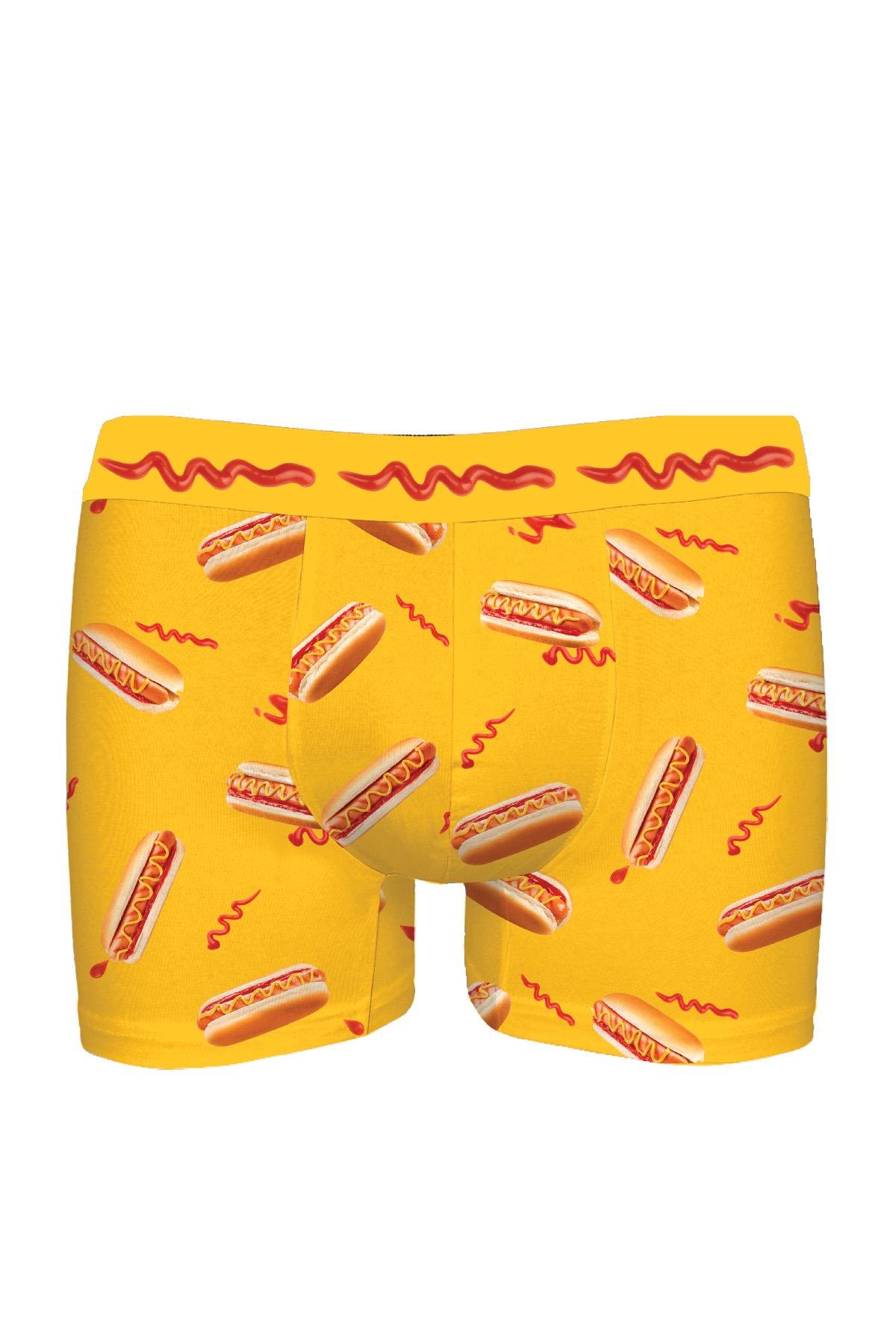 JOHN FRANK LASTİĞİ BASKILI MODAL BOXER MULTICOLOR