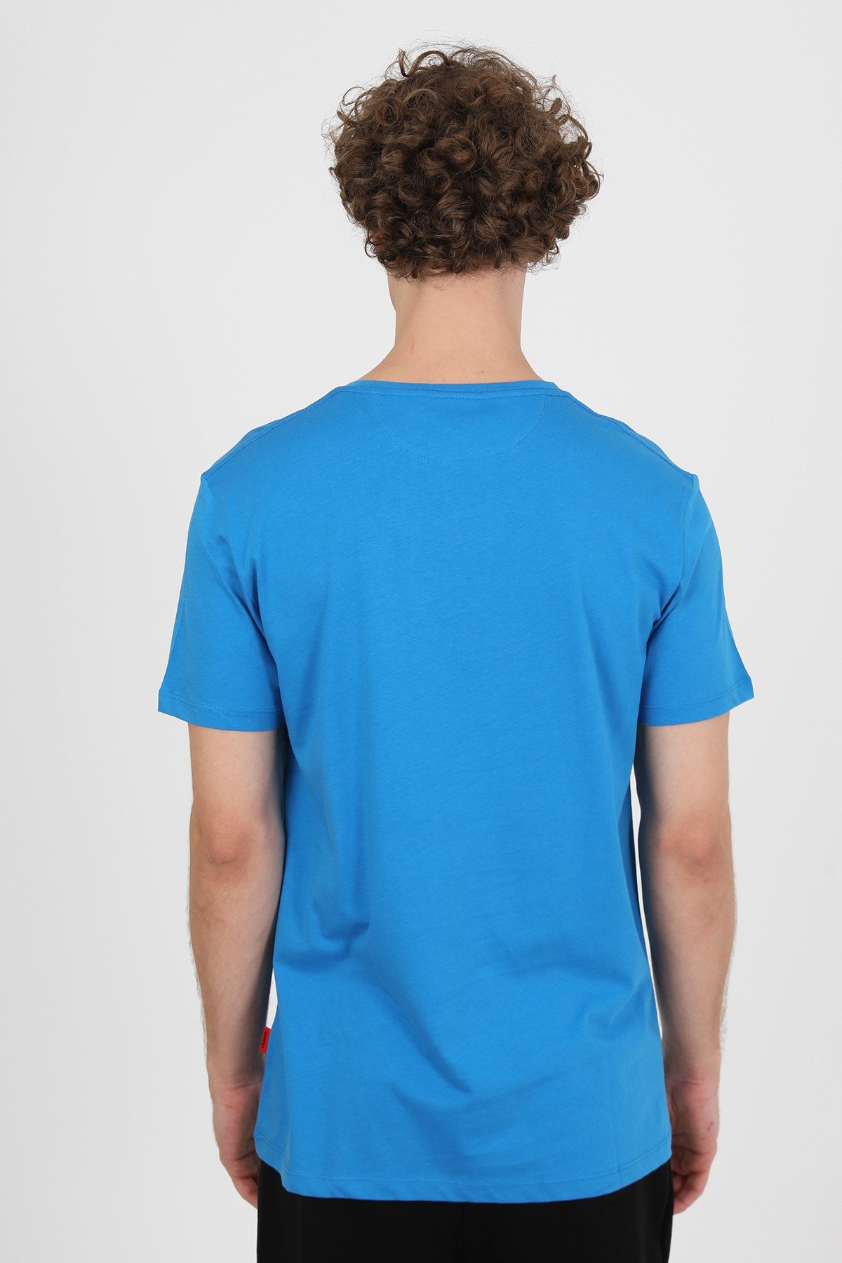 JOHN FRANK COOL T-SHIRT SAKS MAVİ