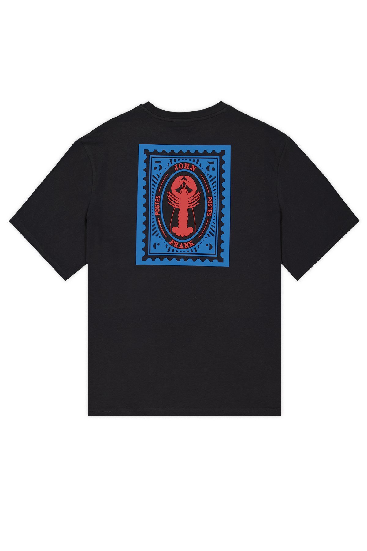 JOHN FRANK OVERSIZE T-SHIRT SİYAH