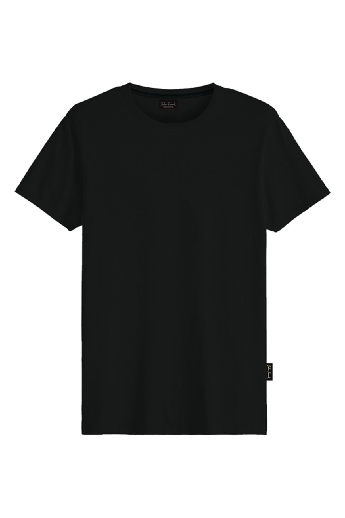 JOHN FRANK MODAL T-SHIRT SİYAH