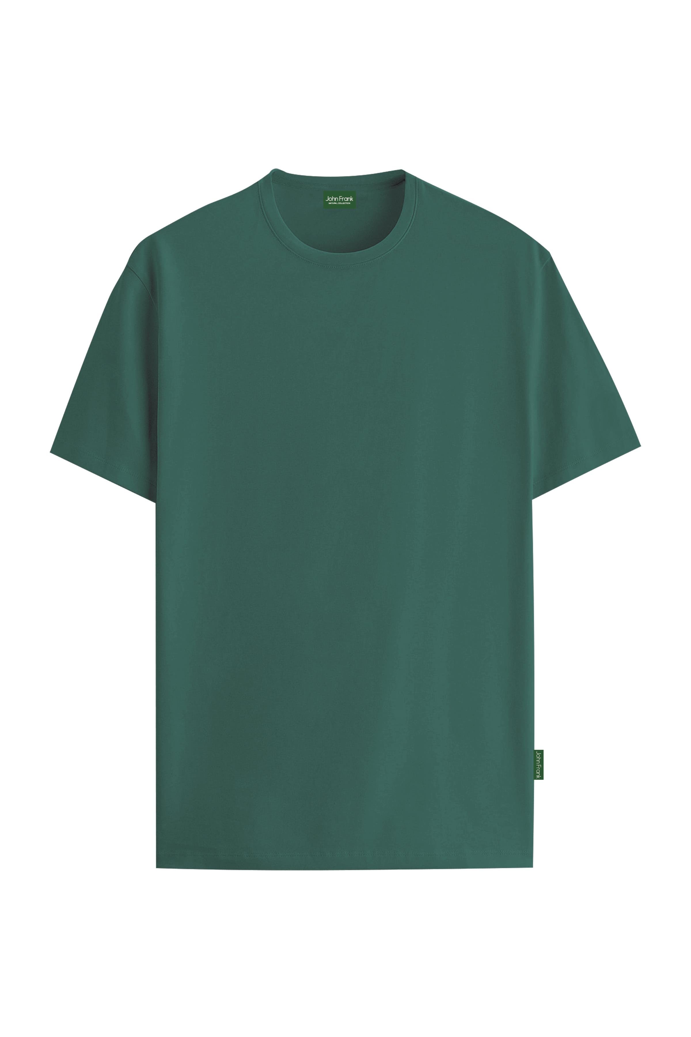 JOHN FRANK MODAL T-SHIRT YEŞİL