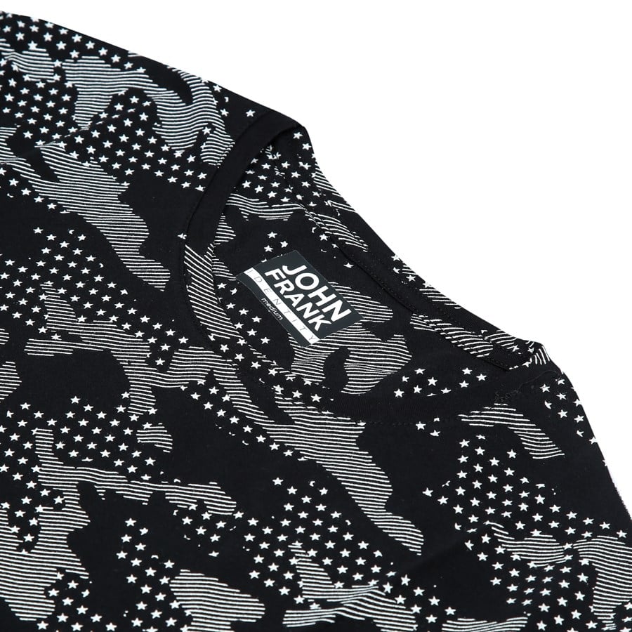 JOHN FRANK MONOCHROME T-SHIRT MULTICOLOR