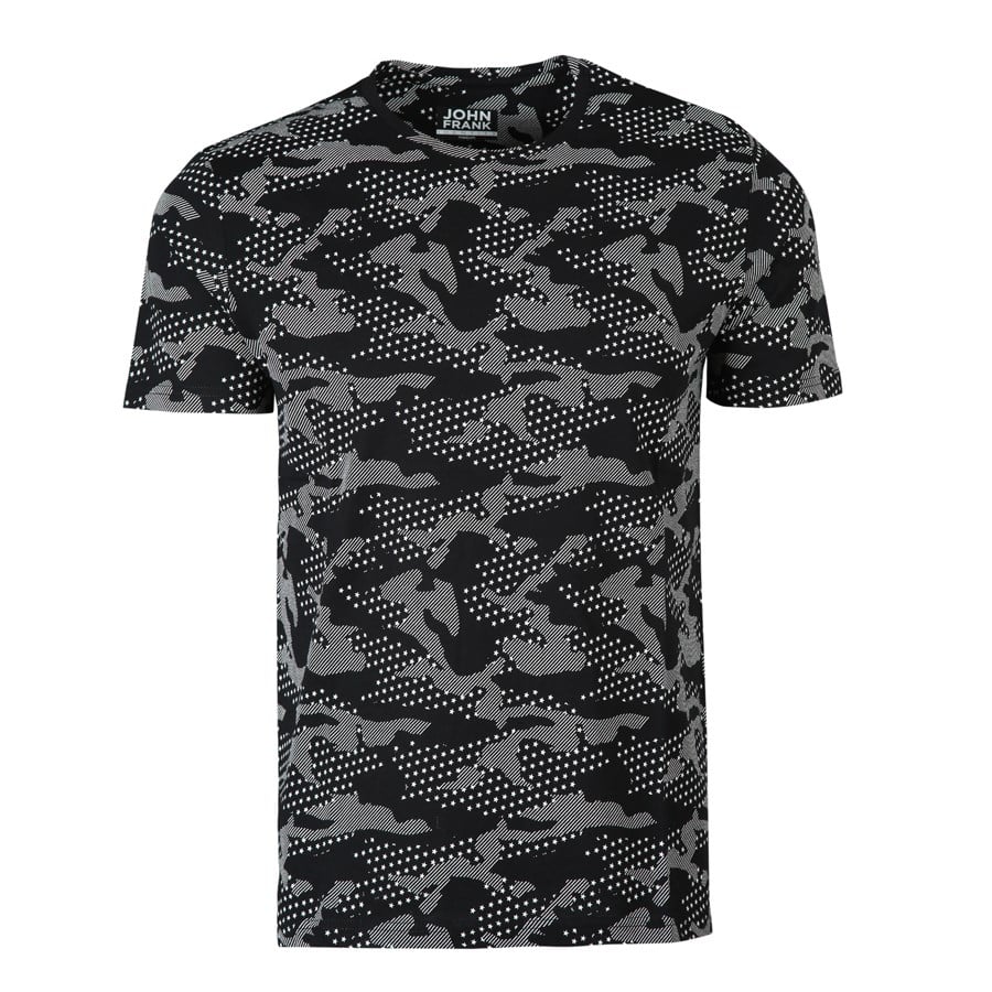 JOHN FRANK MONOCHROME T-SHIRT MULTICOLOR