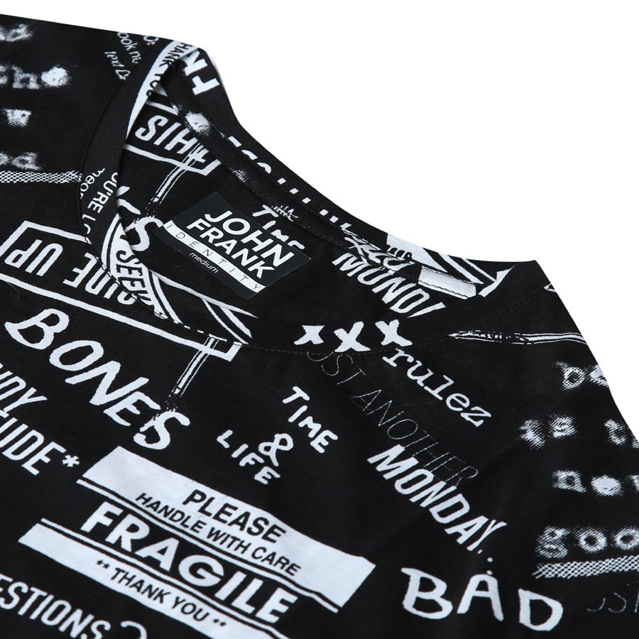 JOHN FRANK MONOCHROME T-SHIRT MULTICOLOR