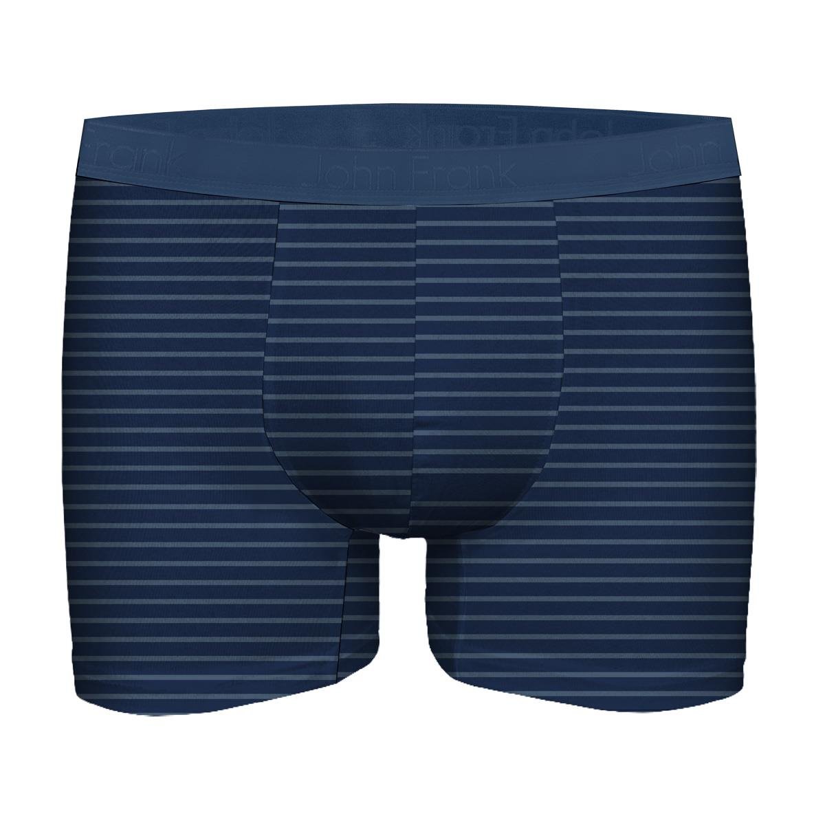 JOHN FRANK NATURAL MODAL BOXER LACİVERT-MAVİ