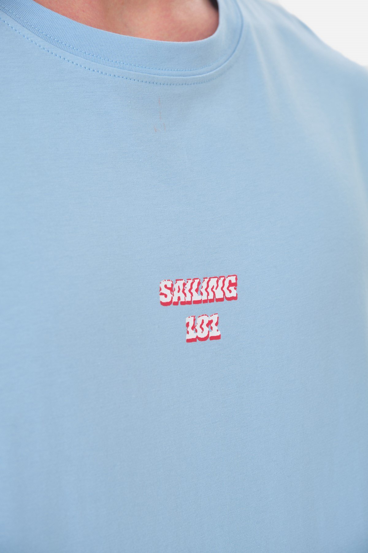 JOHN FRANK OVERSIZE T-SHIRT AÇIK MAVİ