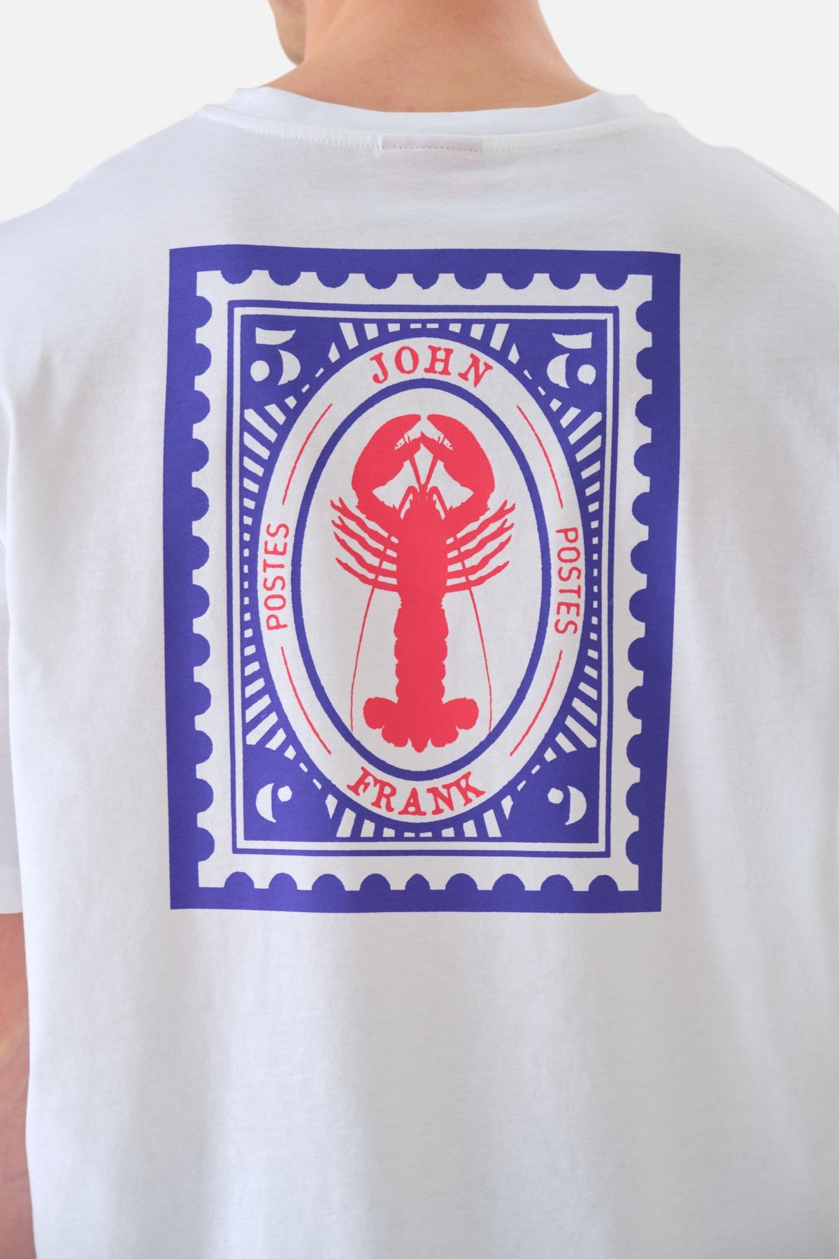 JOHN FRANK OVERSIZE T-SHIRT BEYAZ
