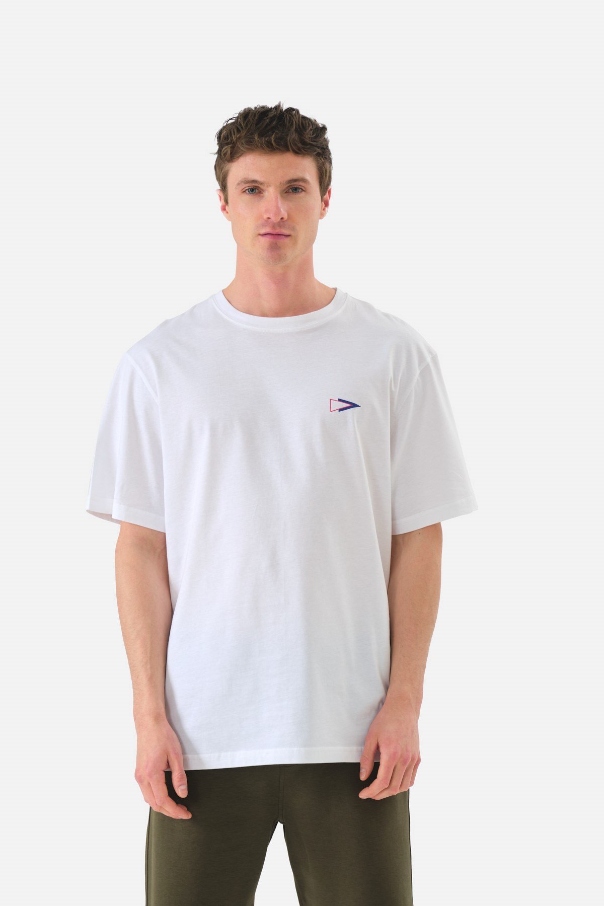 JOHN FRANK OVERSIZE T-SHIRT BEYAZ