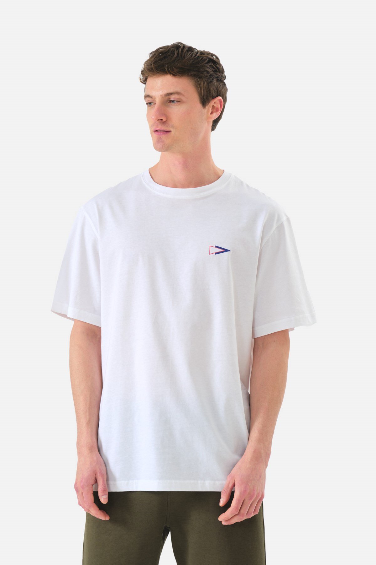 JOHN FRANK OVERSIZE T-SHIRT BEYAZ