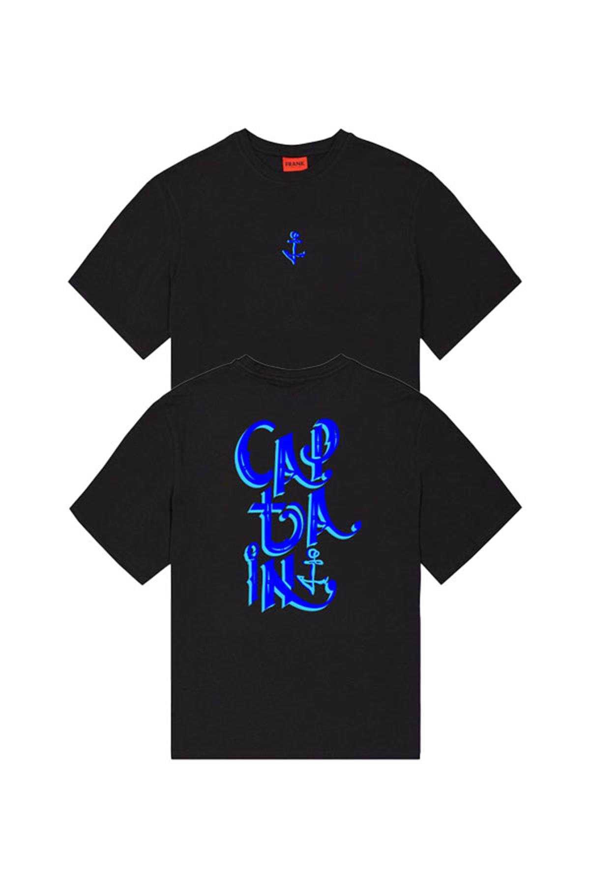 JOHN FRANK OVERSIZE T-SHIRT SİYAH