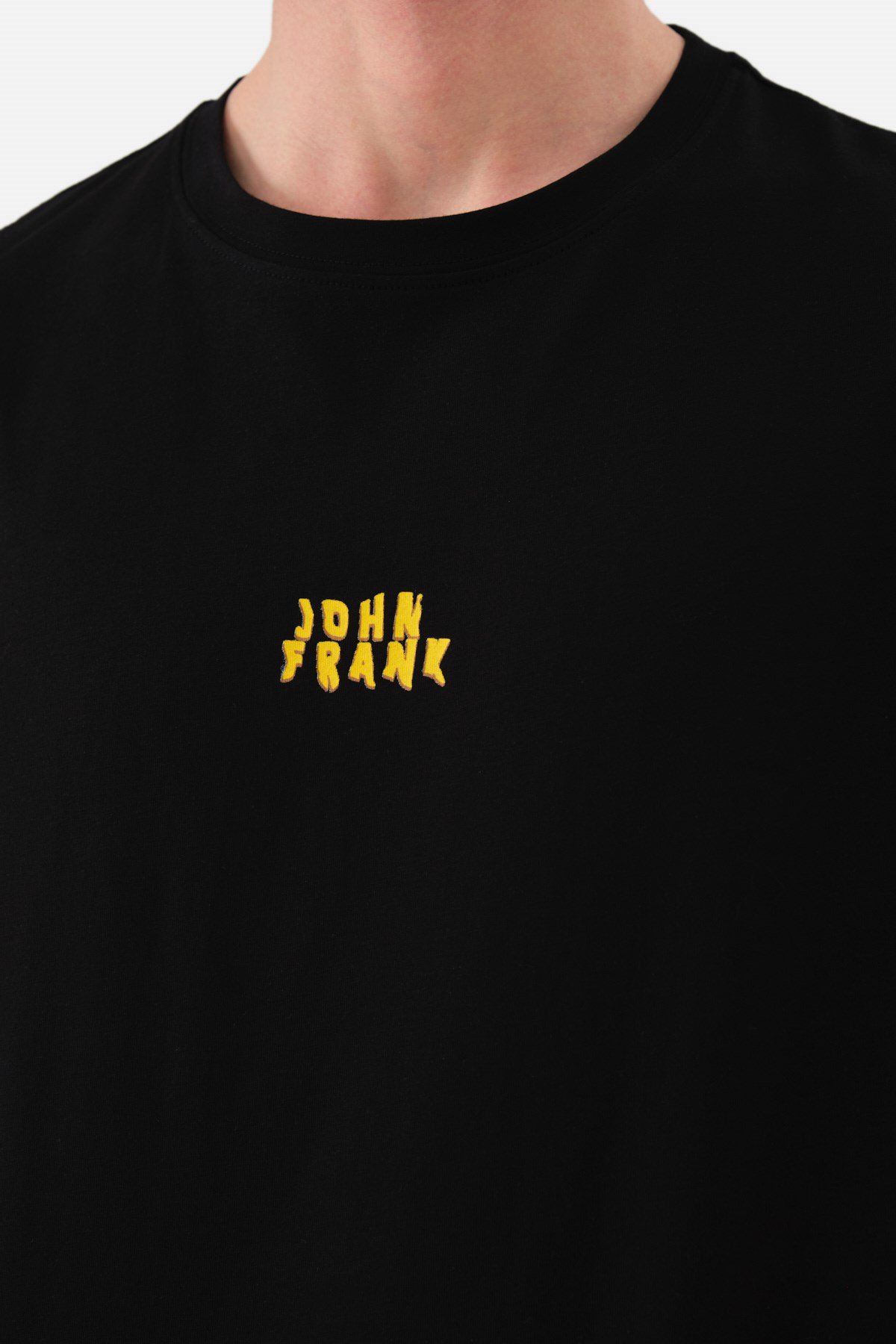 JOHN FRANK OVERSIZE T-SHIRT SİYAH