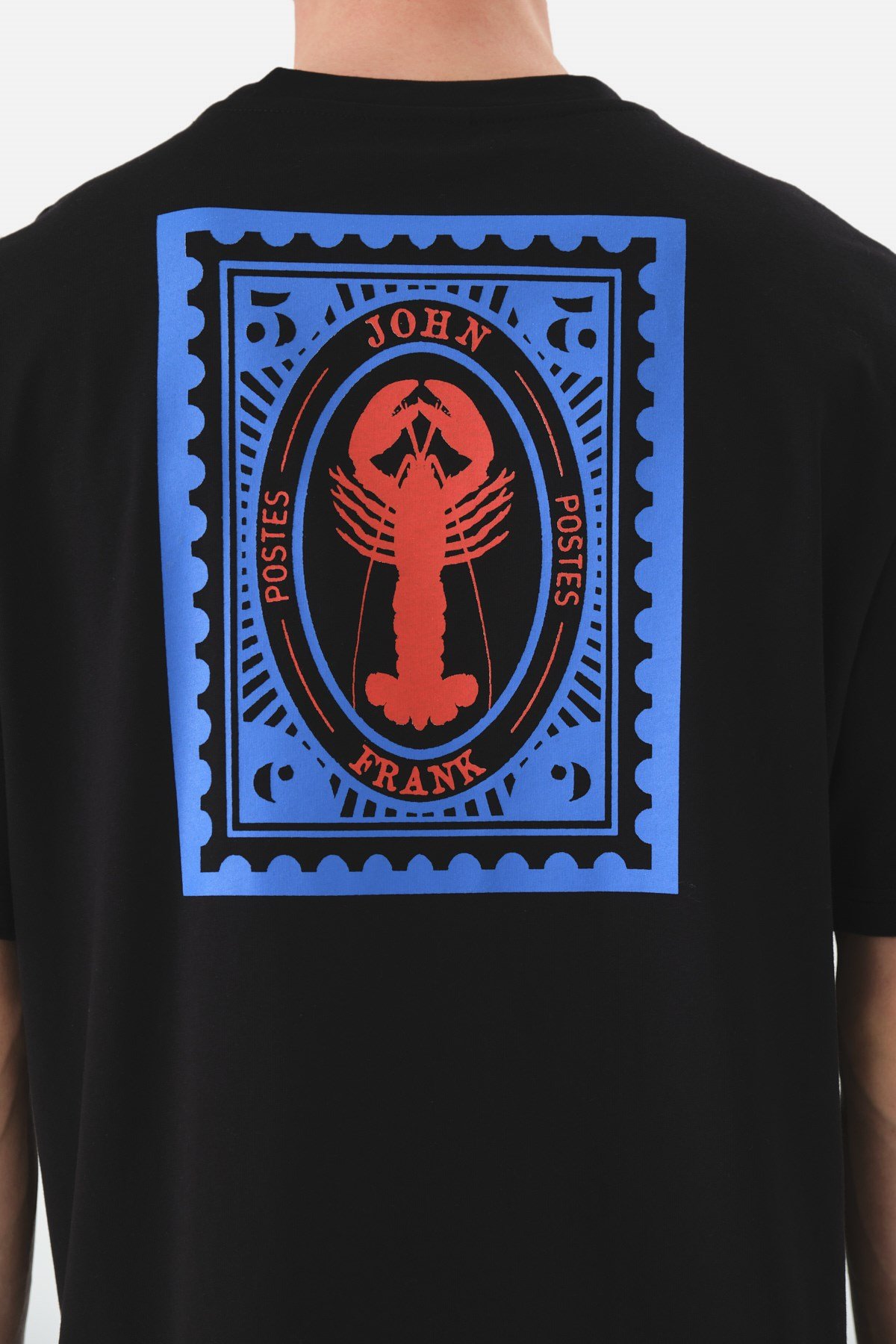 JOHN FRANK OVERSIZE T-SHIRT SİYAH