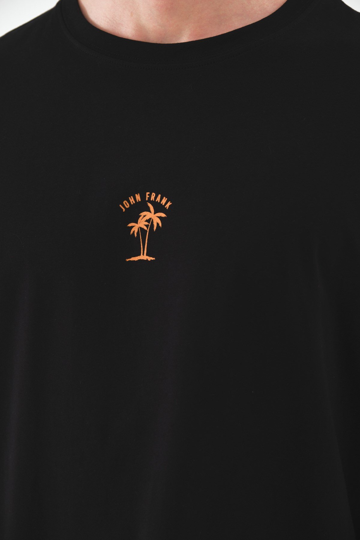 JOHN FRANK OVERSIZE T-SHIRT SİYAH
