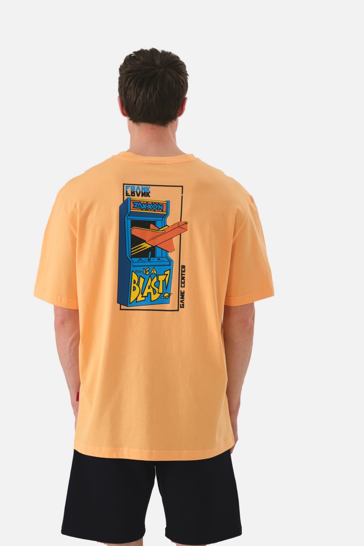 JOHN FRANK OVERSIZE T-SHIRT TURUNCU