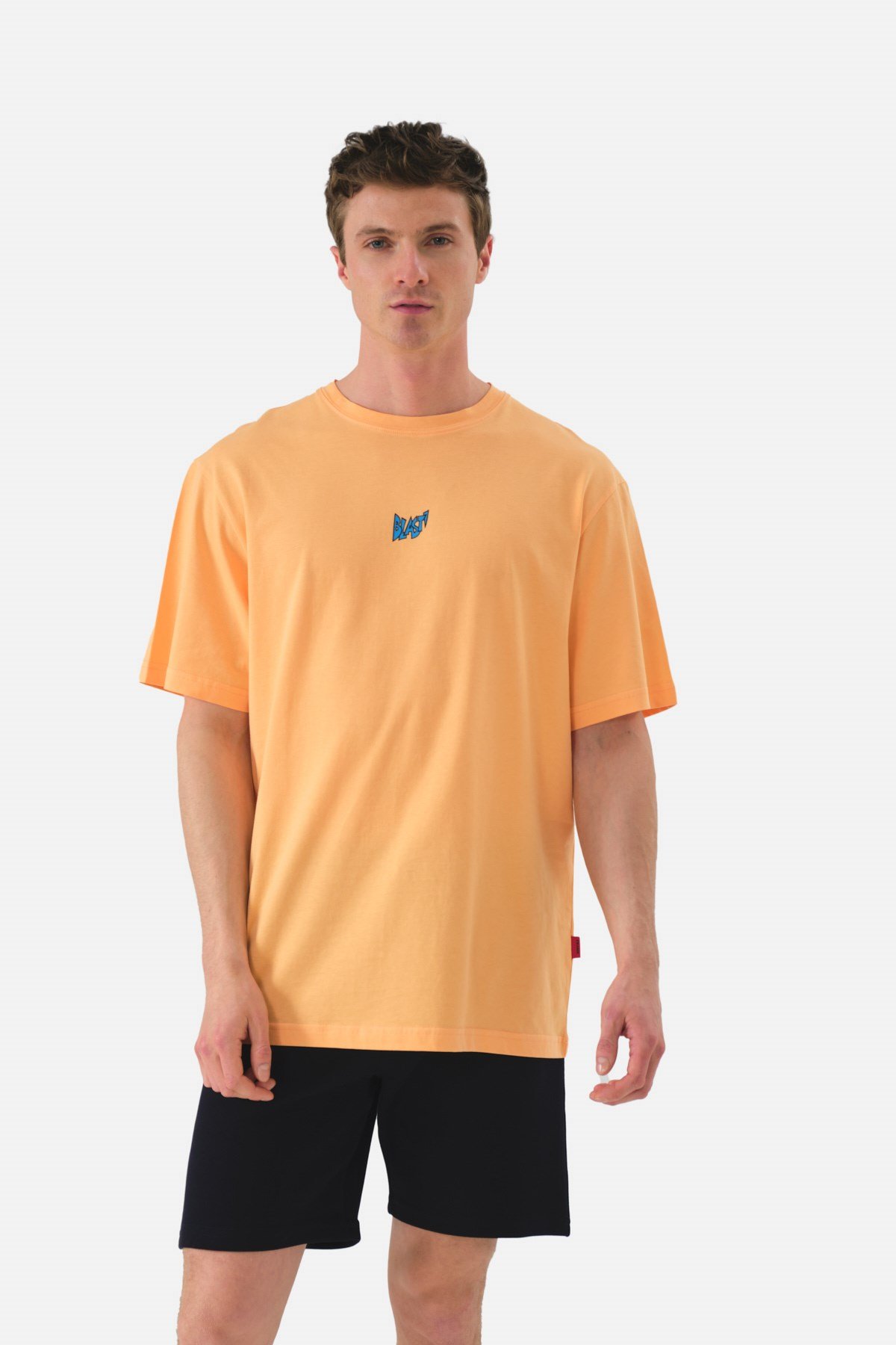 JOHN FRANK OVERSIZE T-SHIRT TURUNCU