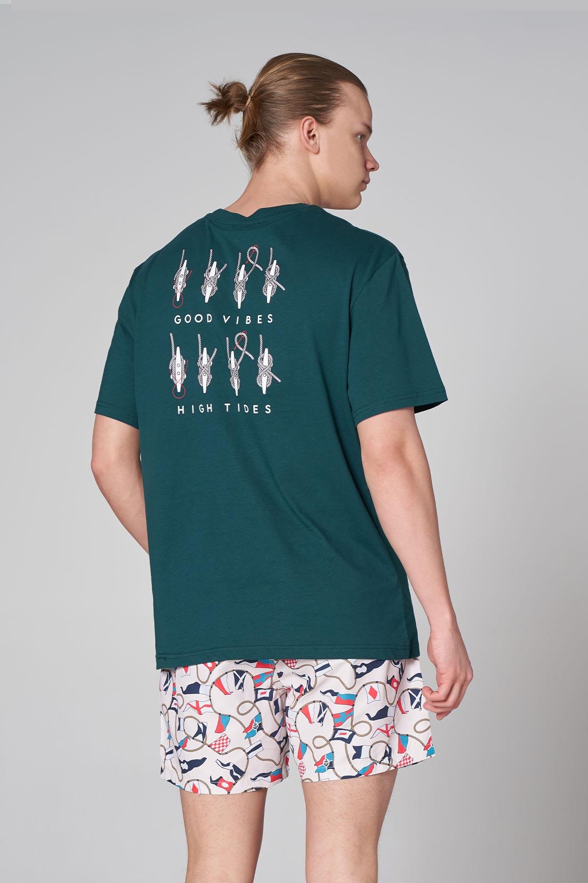 JOHN FRANK OVERSIZE T-SHIRT YEŞİL