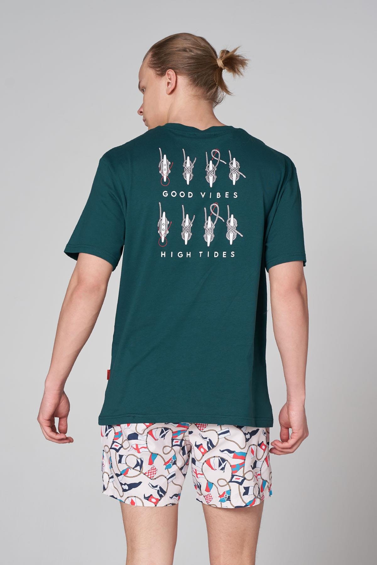 JOHN FRANK OVERSIZE T-SHIRT YEŞİL