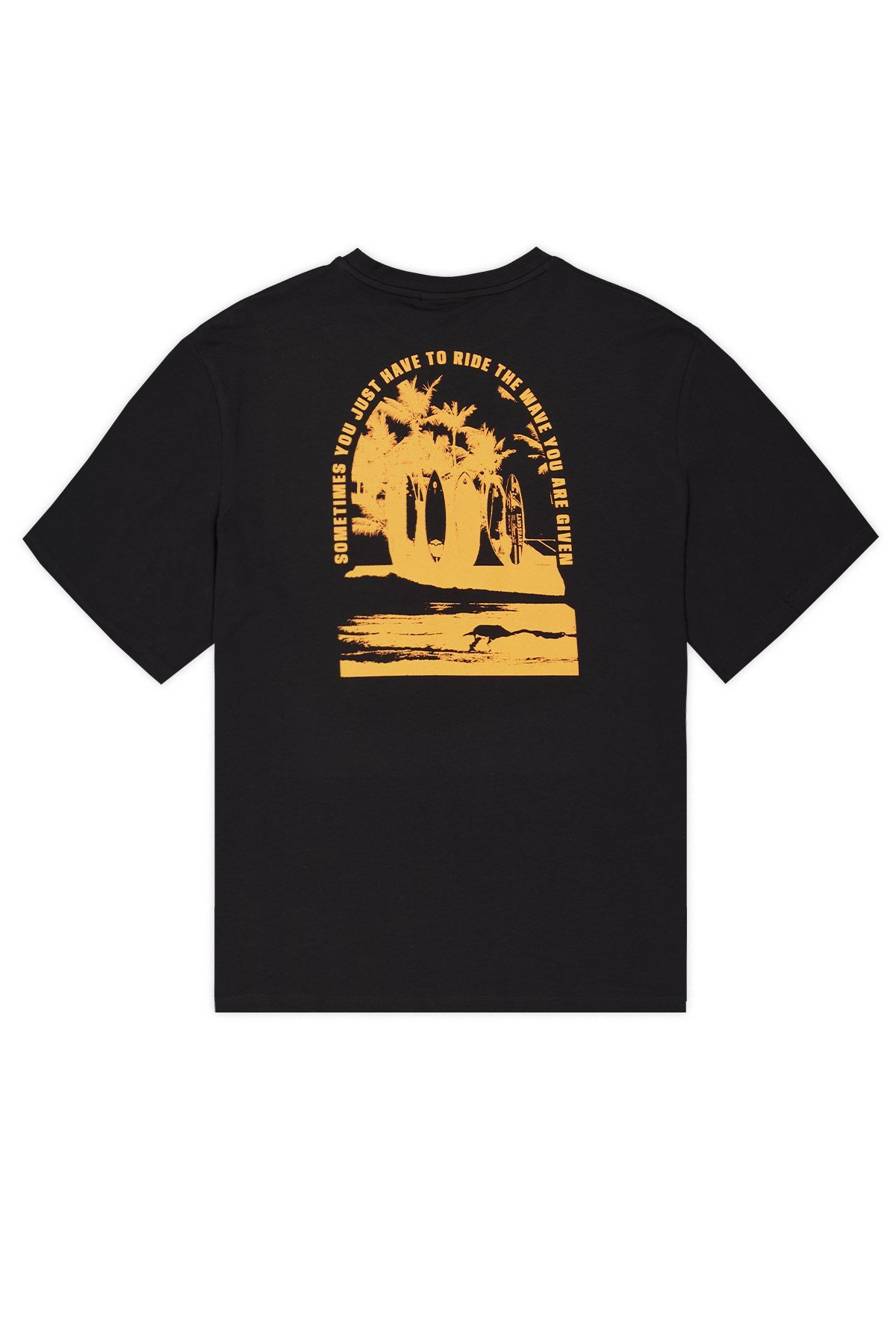 JOHN FRANK OVERSIZE T-SHIRT SİYAH