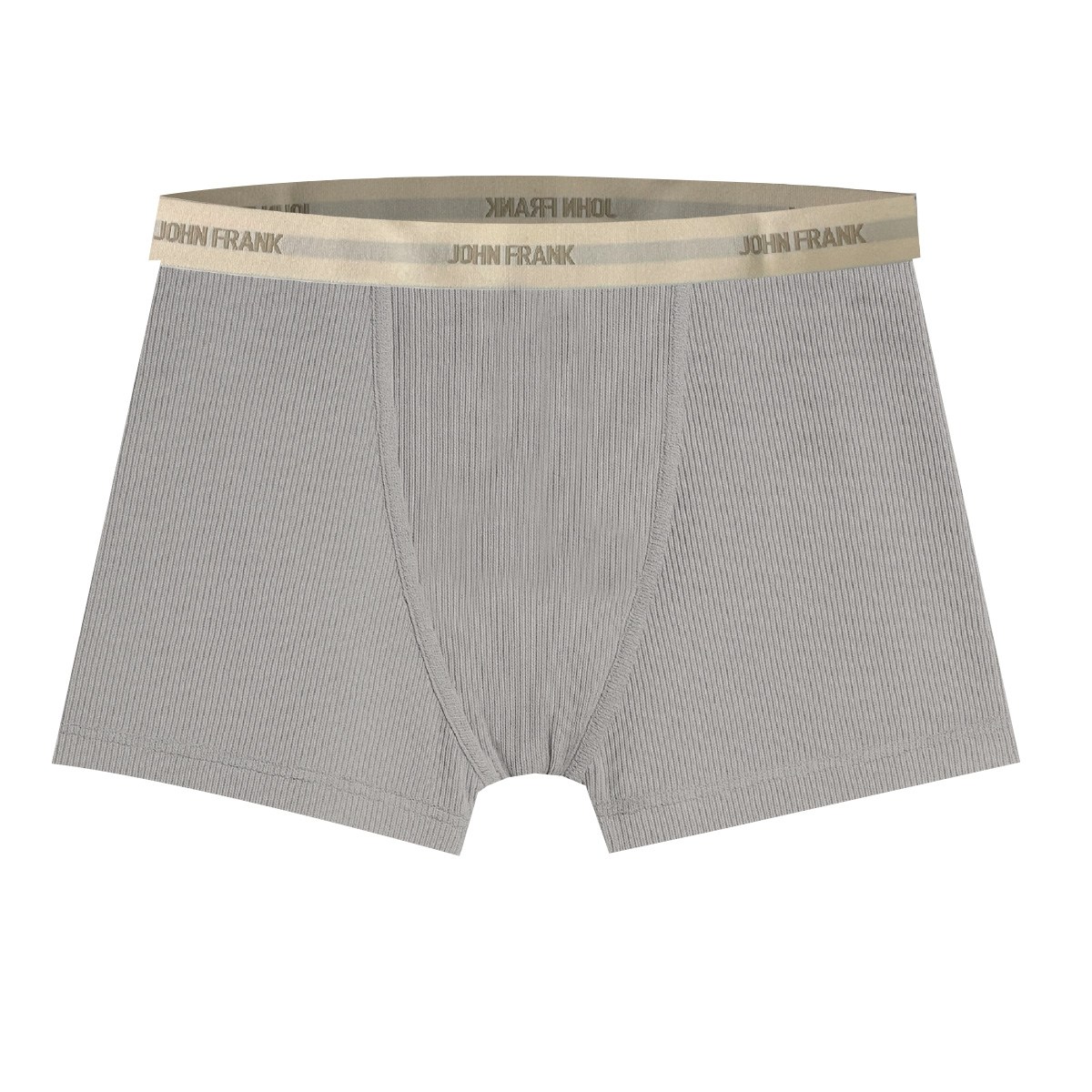 JOHN FRANK PAMUK MODAL 2X1 RIB BOXER GRİ