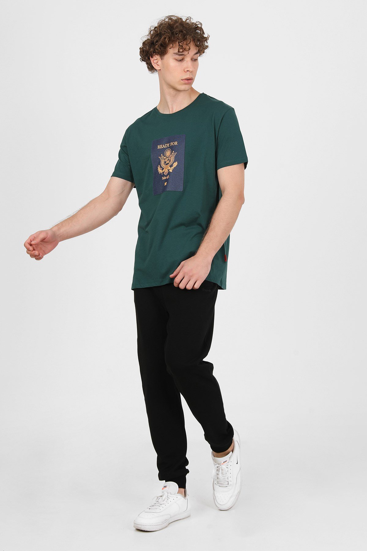 JOHN FRANK COOL T-SHIRT PETROL