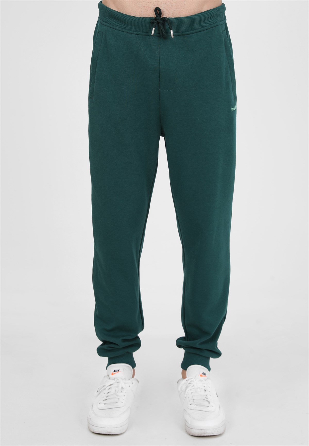 John Frank Petrol Yeşili Basic Jogger Pantolon