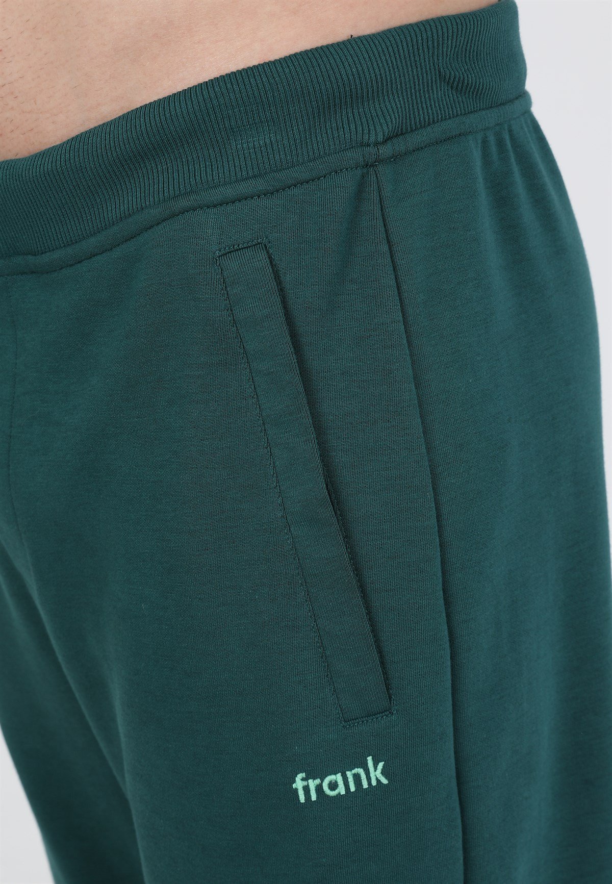 John Frank Petrol Yeşili Basic Jogger Pantolon