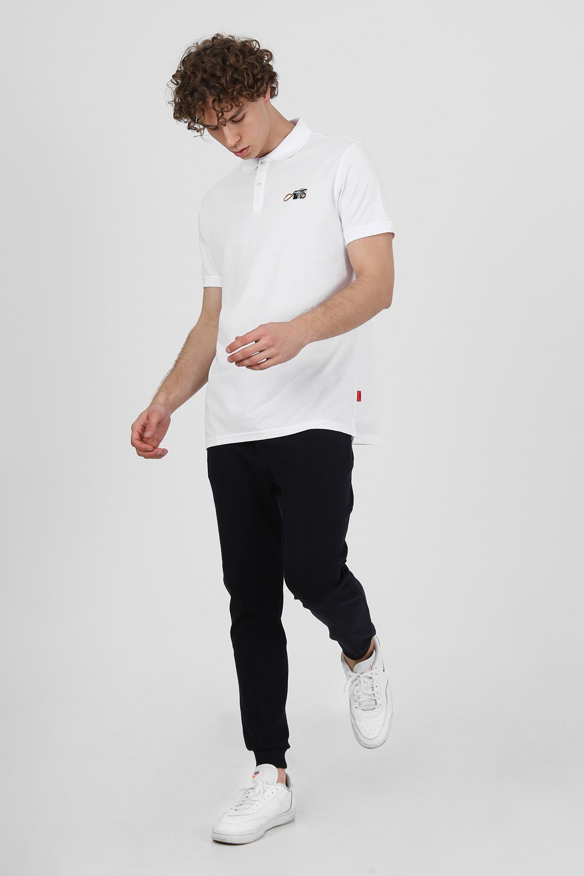 JOHN FRANK IDENTITY POLO T-SHIRT BEYAZ