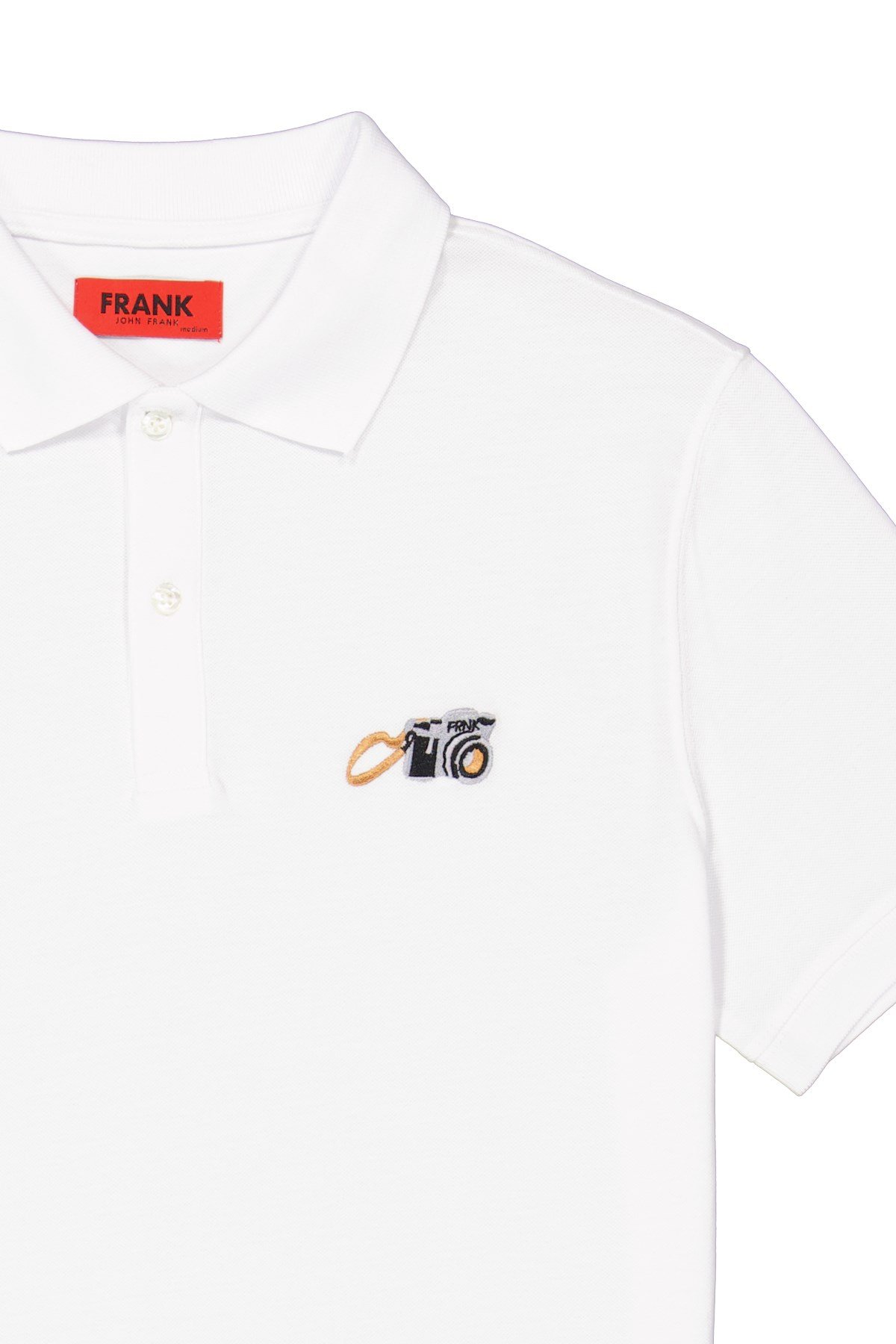 JOHN FRANK IDENTITY POLO T-SHIRT BEYAZ