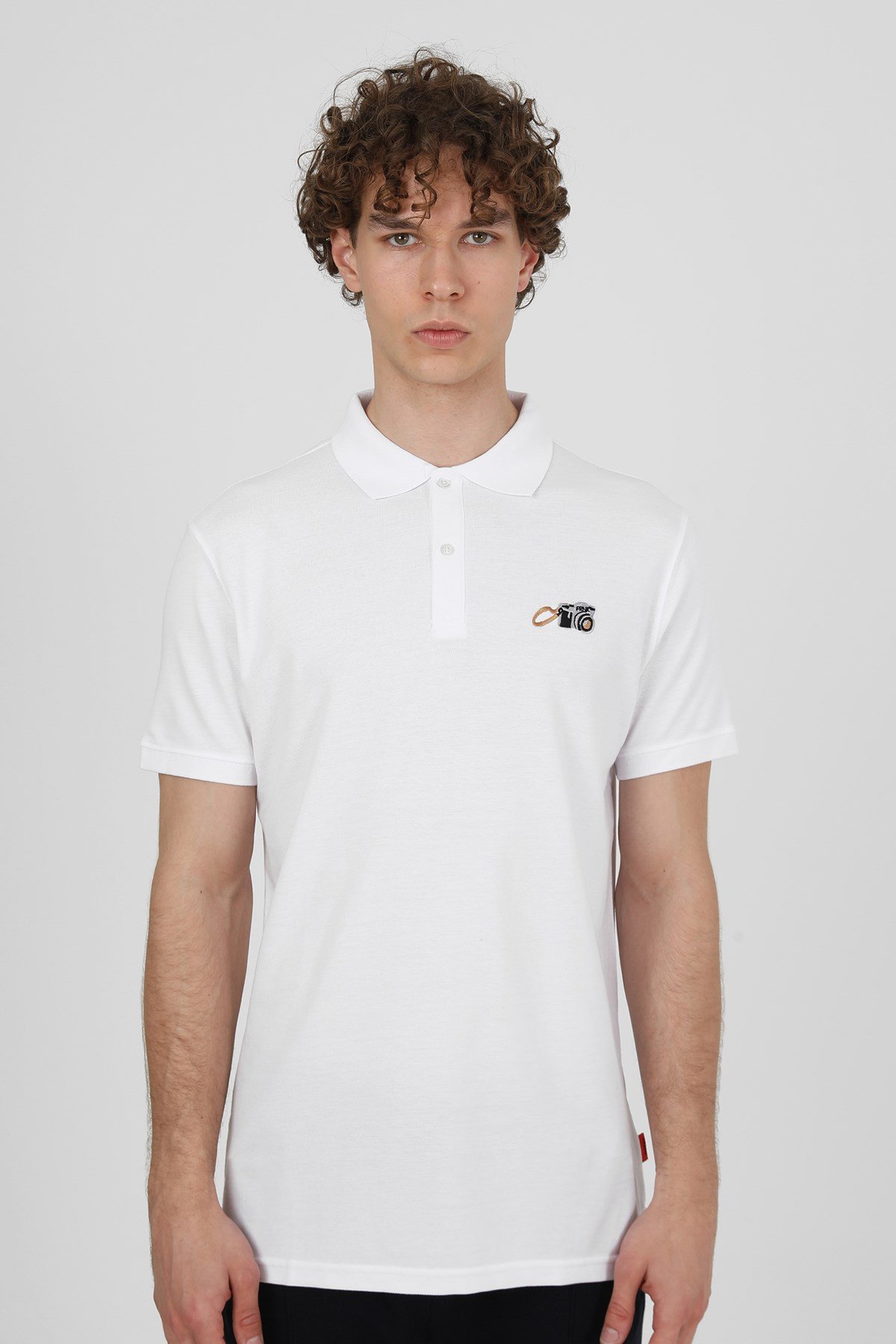 JOHN FRANK IDENTITY POLO T-SHIRT BEYAZ