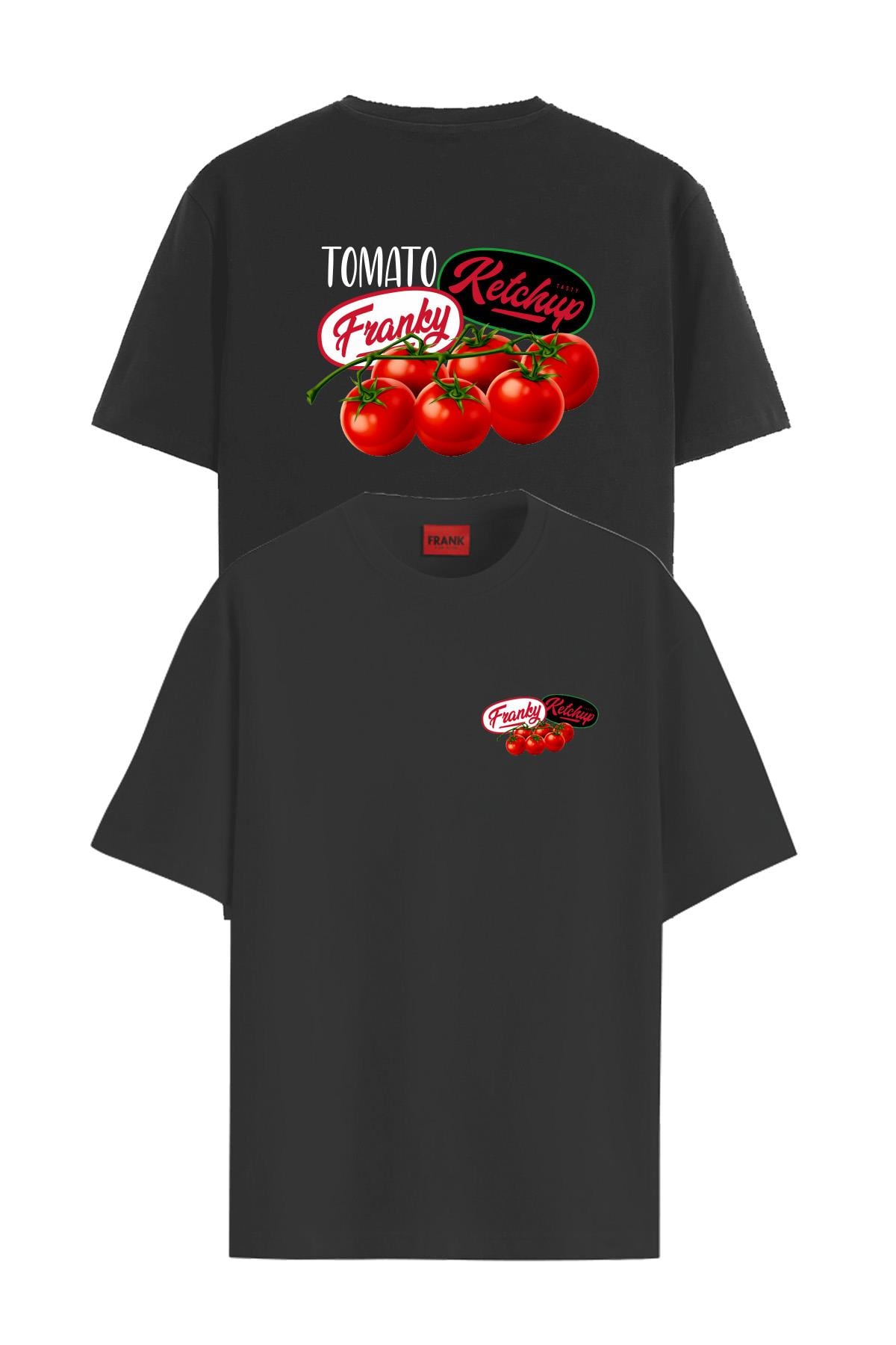 JOHN FRANK PRINTED T-SHIRT SİYAH