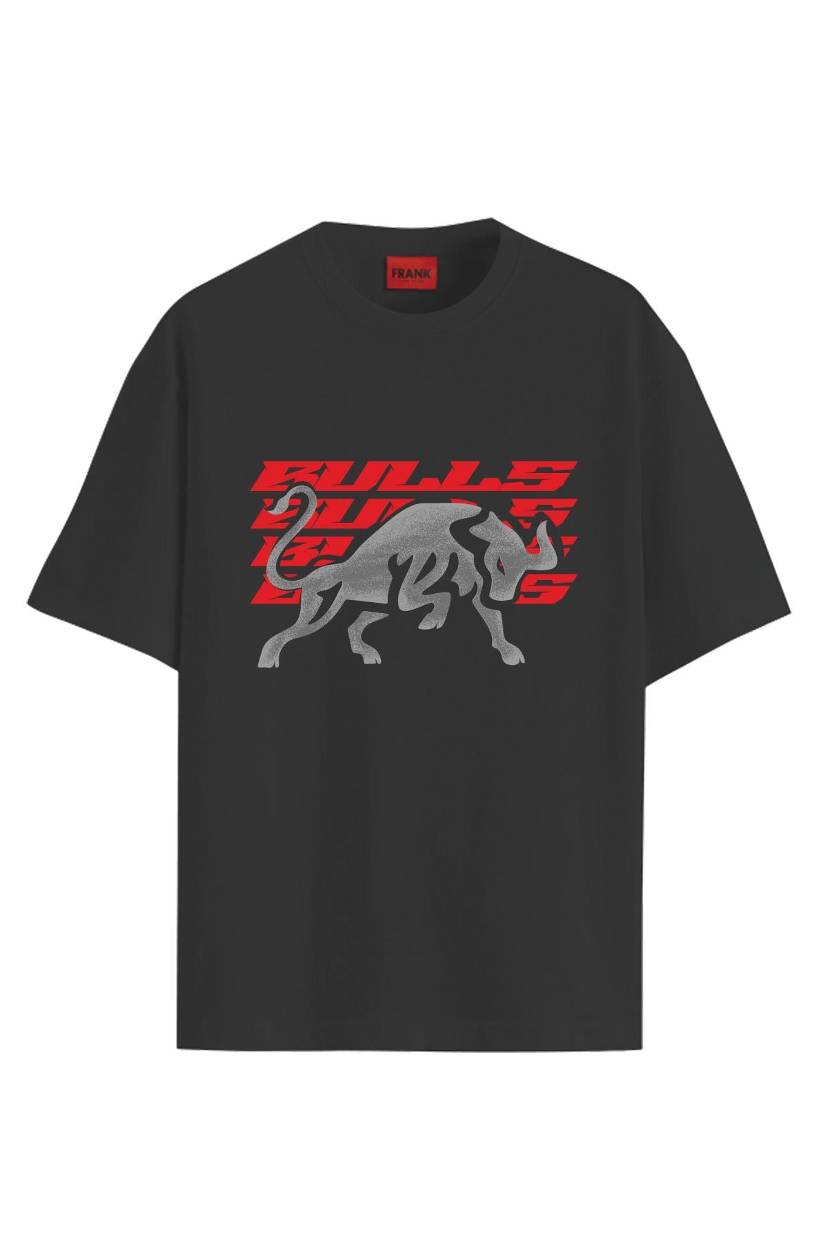 JOHN FRANK PRINTED T-SHIRT SİYAH