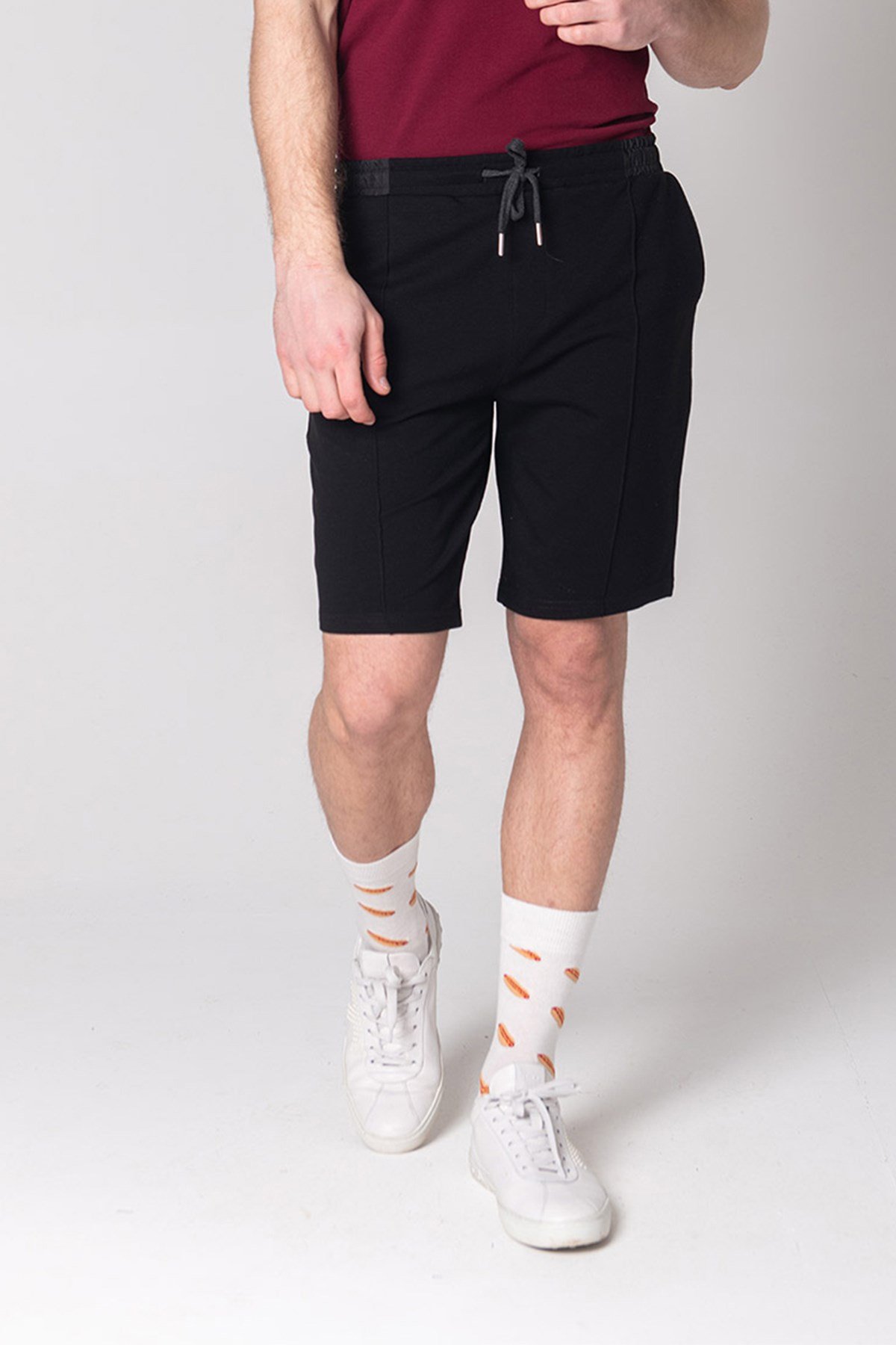 JOHN FRANK TRAVEL SHORT SİYAH