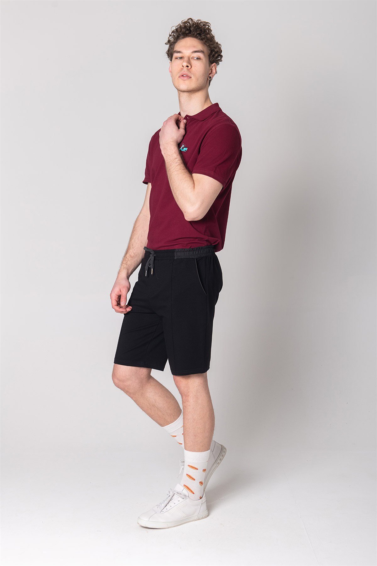 JOHN FRANK TRAVEL SHORT SİYAH