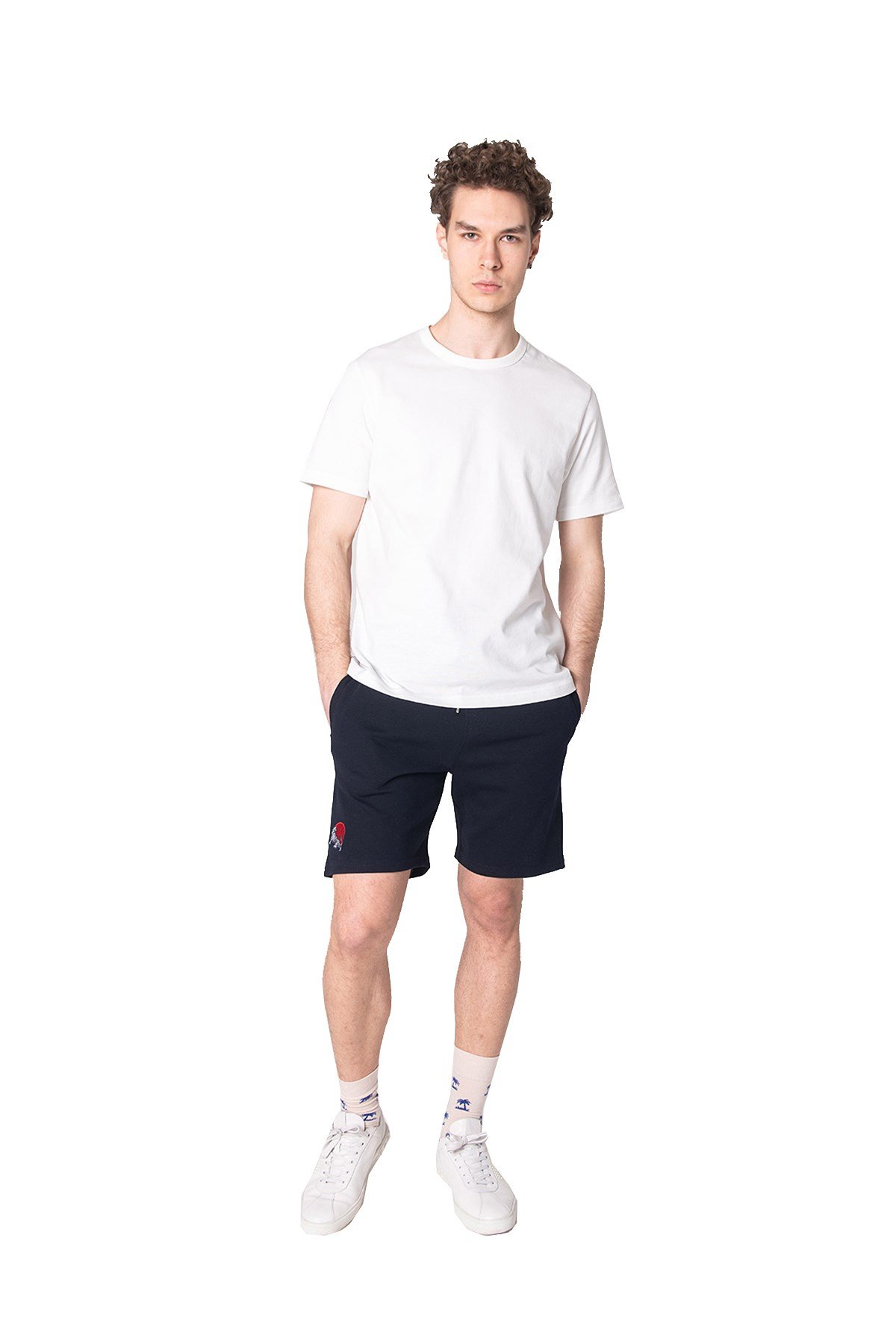 JOHN FRANK BASIC SHORT LACİVERT