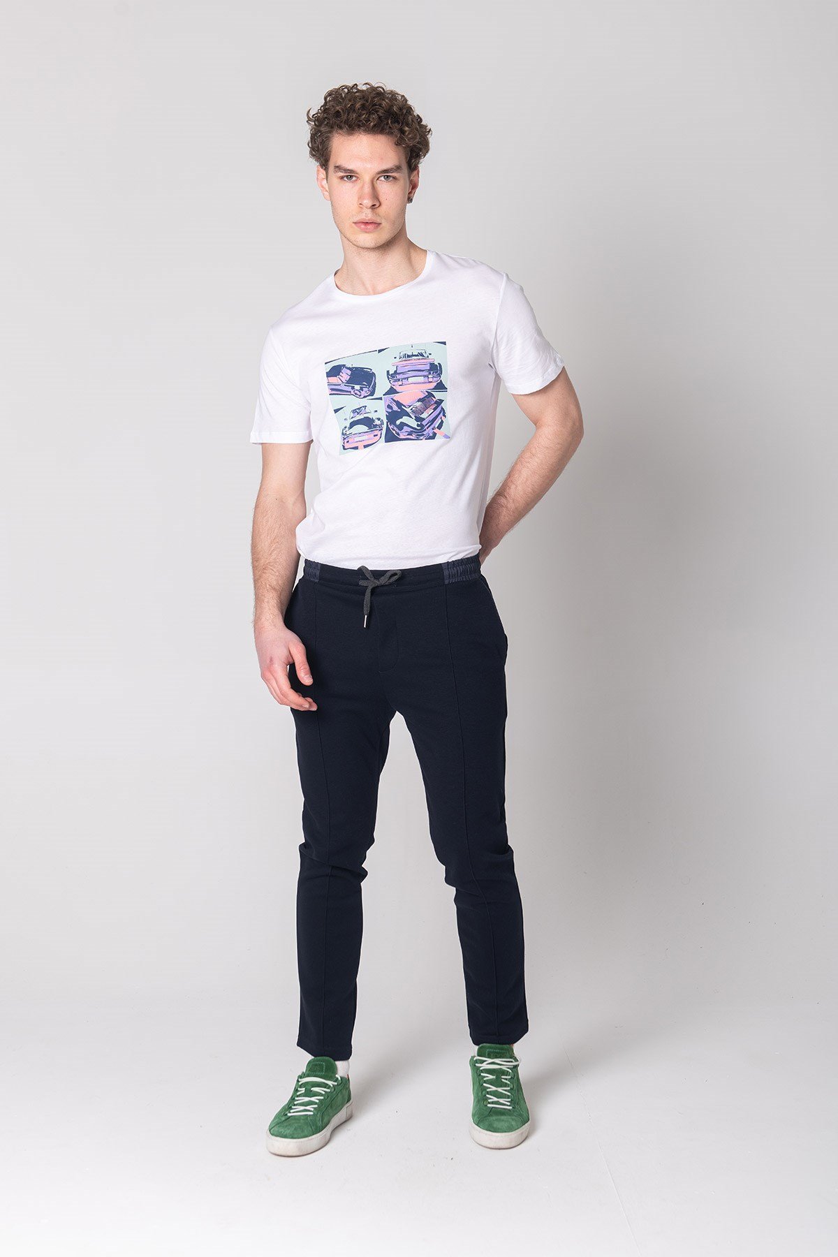 JOHN FRANK TRAVEL JOGGING LACİVERT