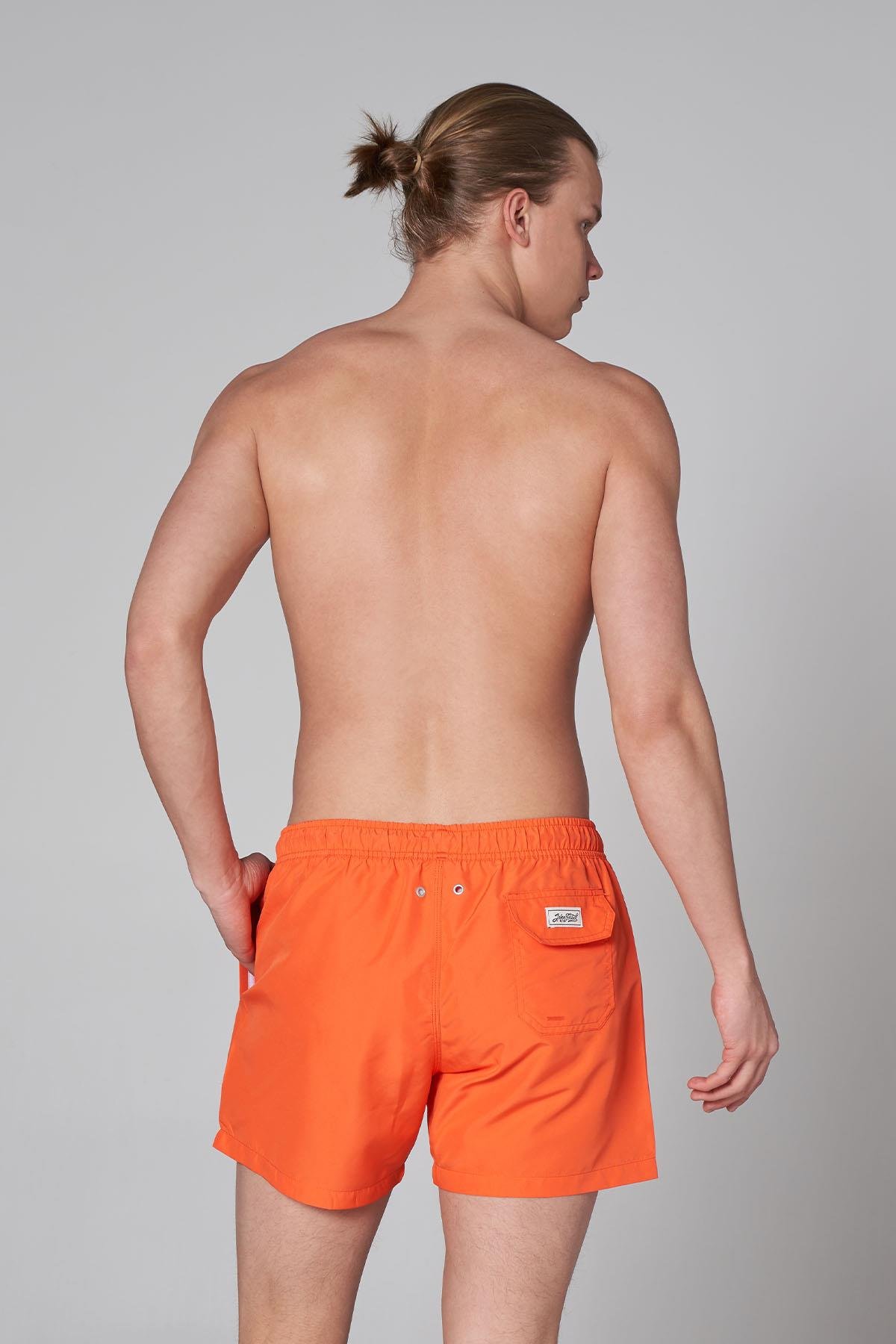 JOHN FRANK DÜZ MAYO ŞORT TURUNCU