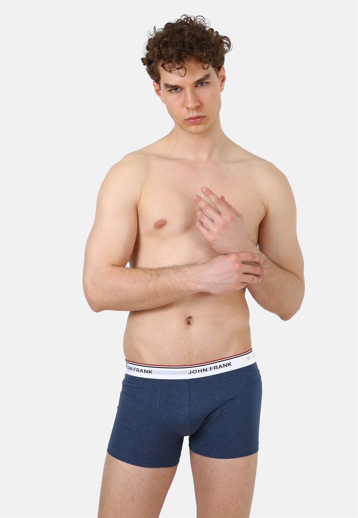 JOHN FRANK BASIC BRIGHT 3 PACK BOXER