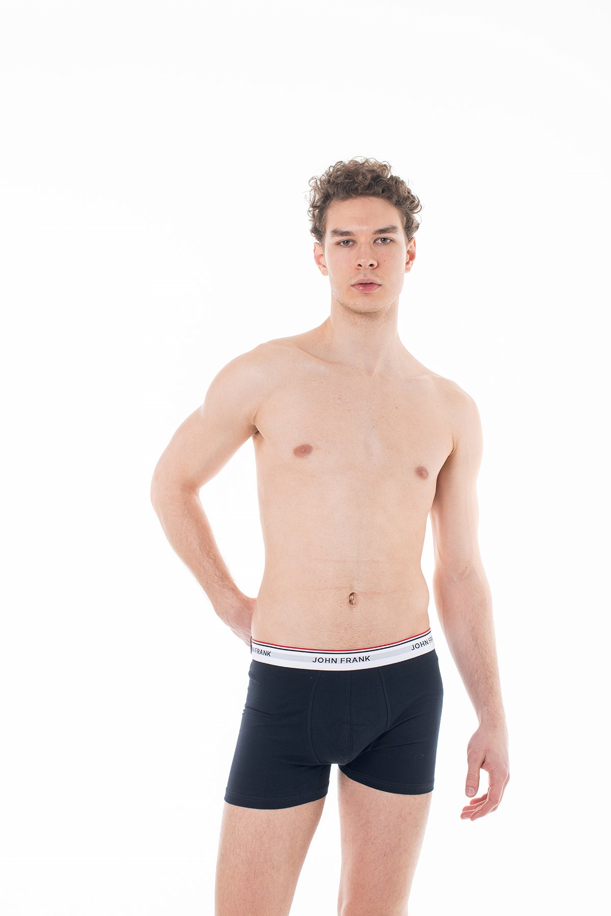 JOHN FRANK BASIC BRIGHT 3 PACK BOXER