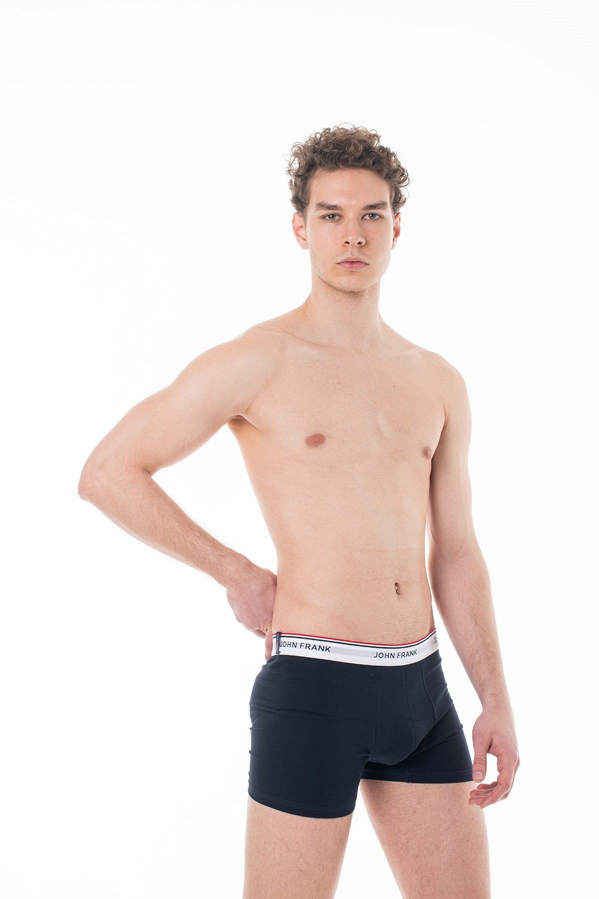 JOHN FRANK BASIC BRIGHT 3 PACK BOXER