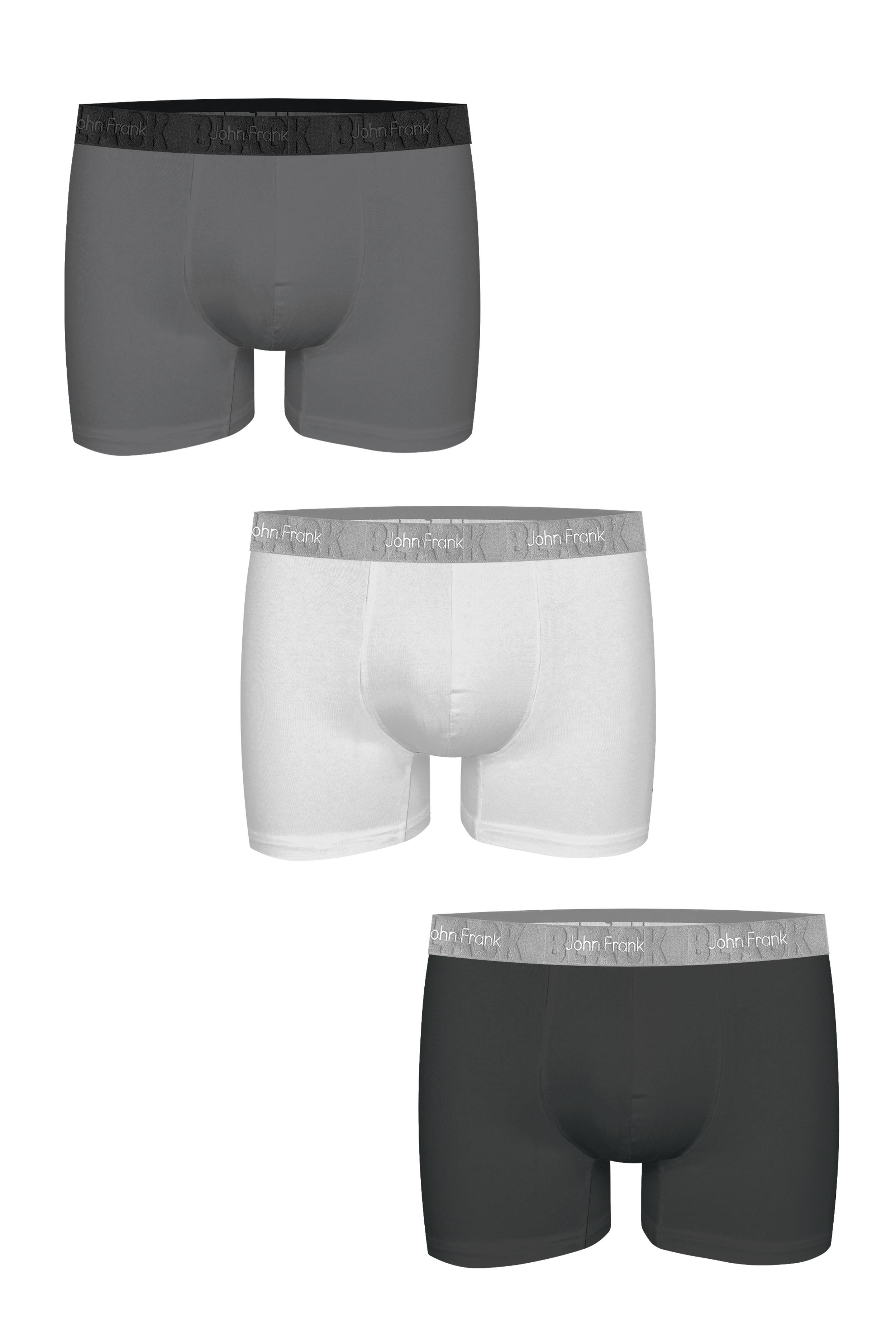 JOHN FRANK ÜÇLÜ BLACK BOXER