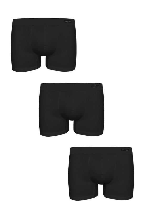JOHN FRANK ÜÇLÜ HIDDEN PREMIUM BLACK BOXER