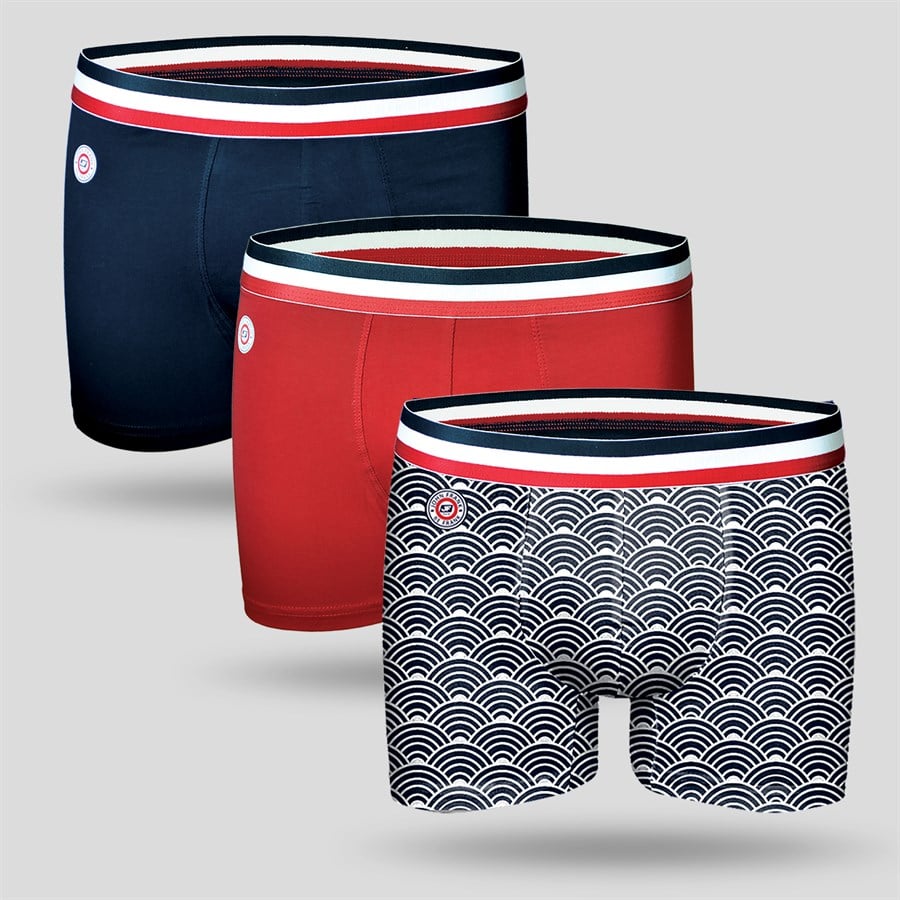 John Frank Üçlü Marın Erkek Boxer (JF3BM05-L)