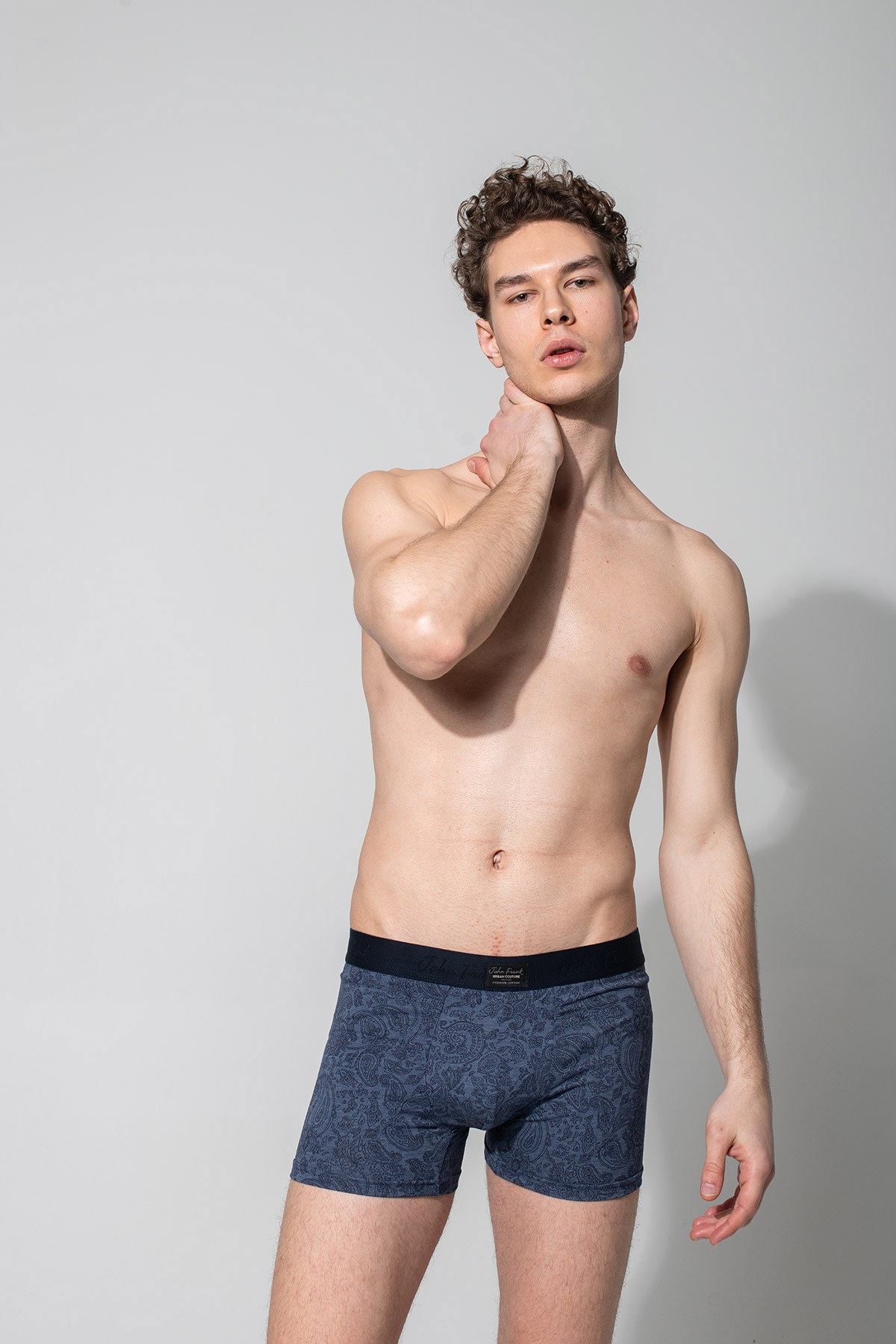 JOHN FRANK URBAN COUTURE BOXER INDIGO